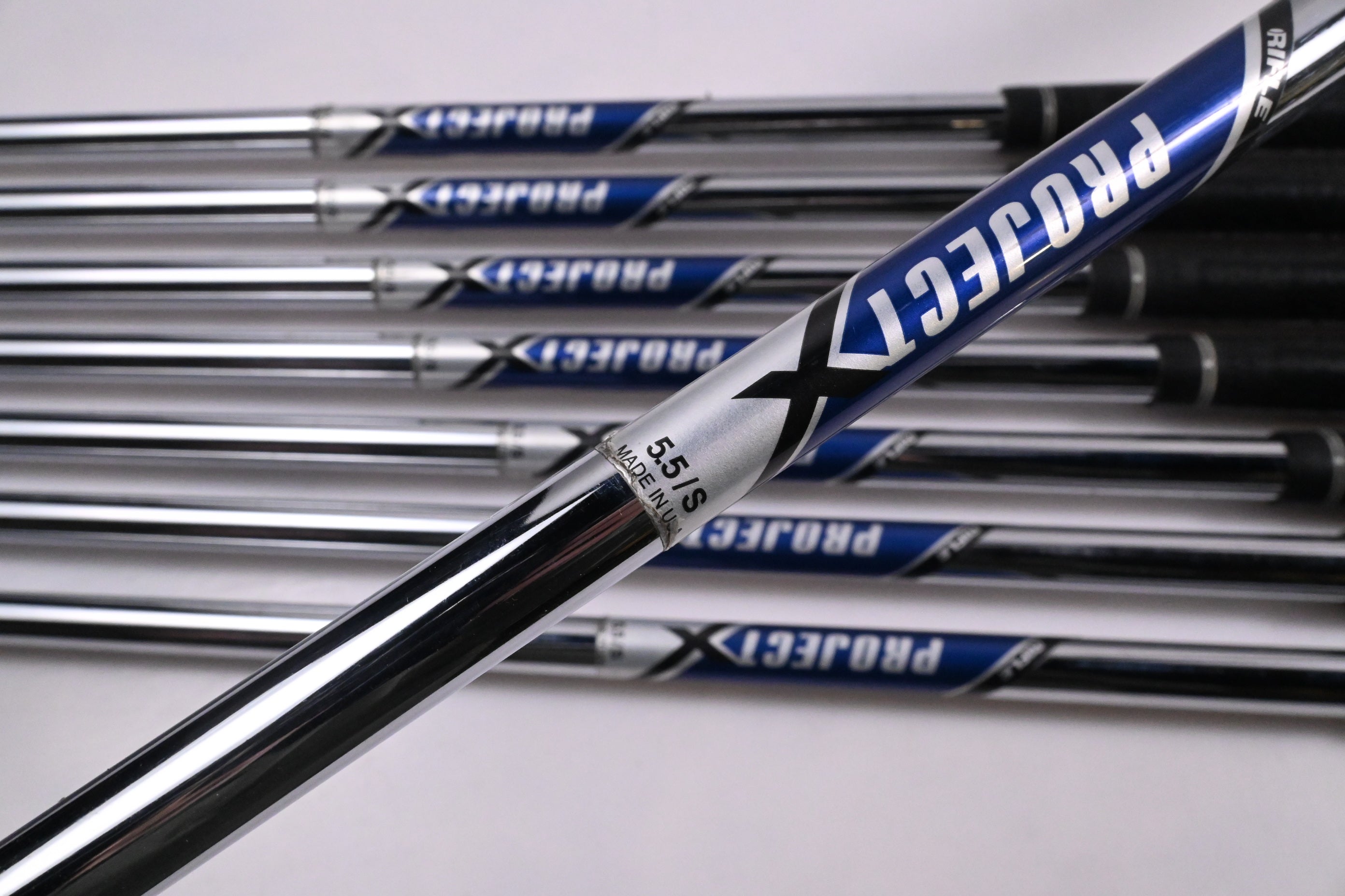 Mizuno MP-57 Irons / 3-PW / Stiff Flex Project X Shafts
