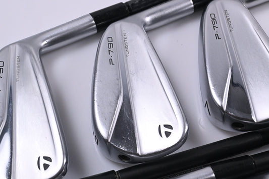 Taylormade P790 2021 Irons / 5-PW+AW / Stiff Flex MMT 75 Shafts