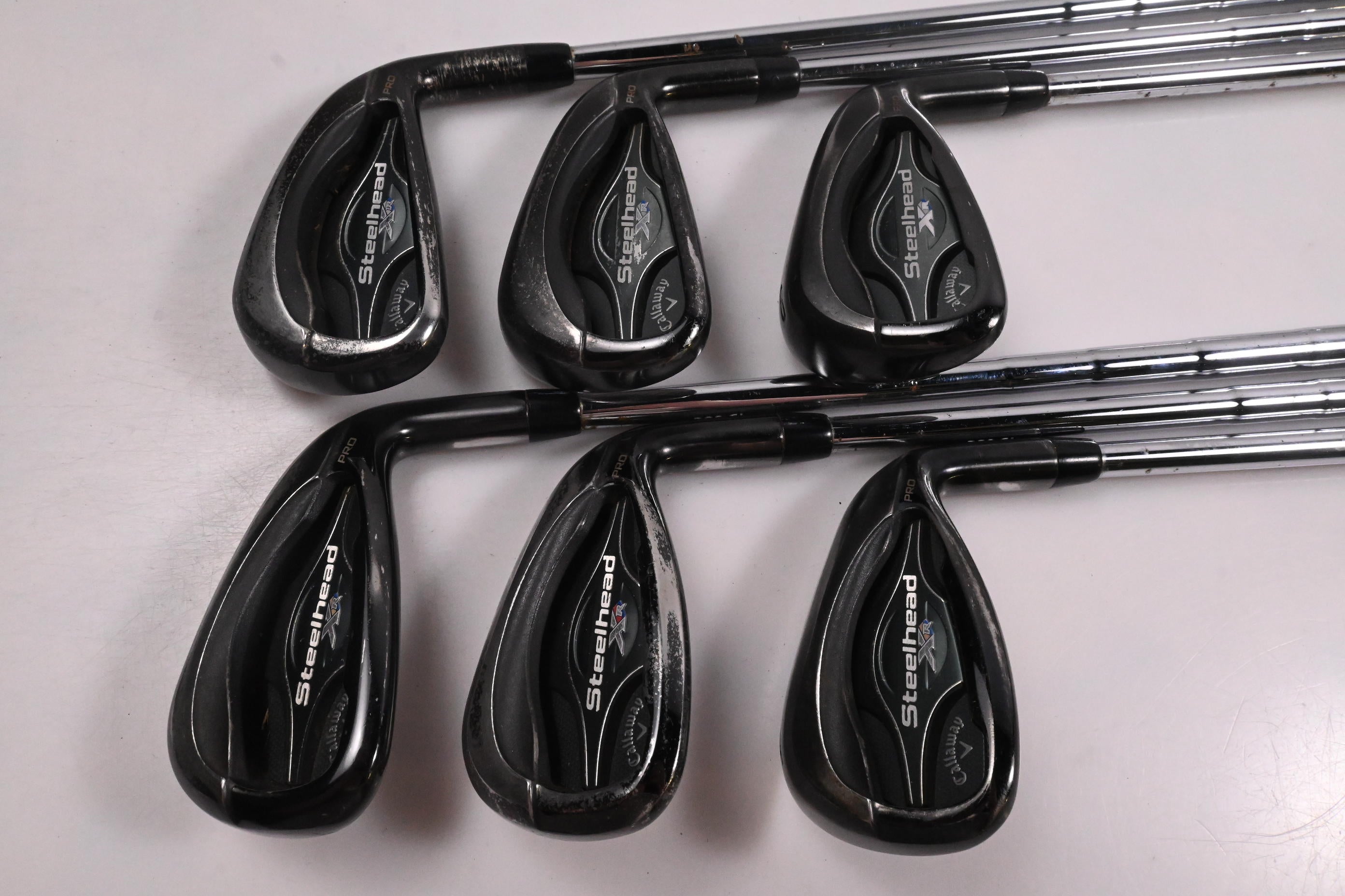 Callaway Steelhead XR Pro Irons / 6-PW+GW / Stiff Flex KBS Tour-V 110 Shafts