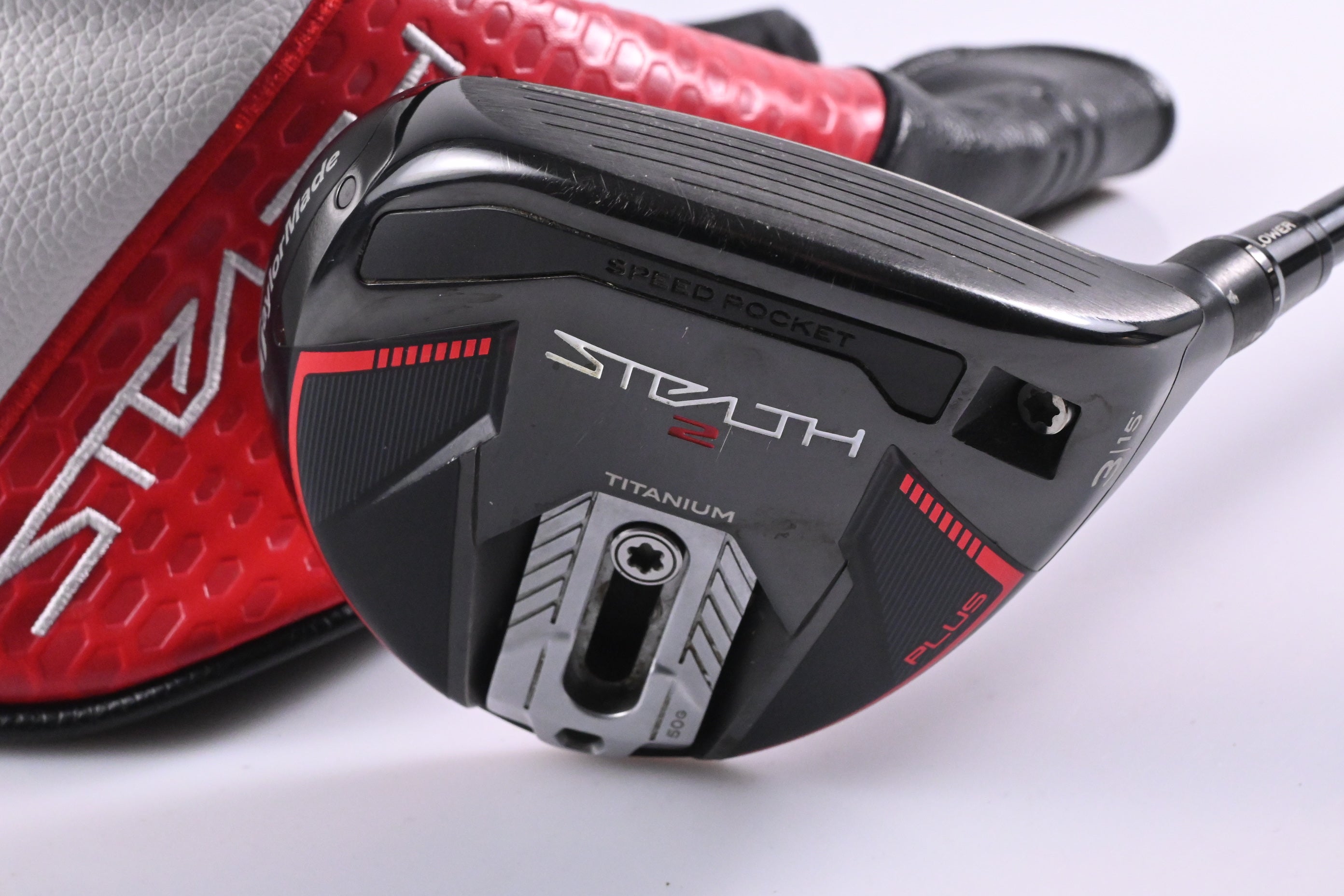 Taylormade Stealth 2 Plus #3 Wood / 15 Degree / Stiff Flex Kai'li Red 75 Shaft