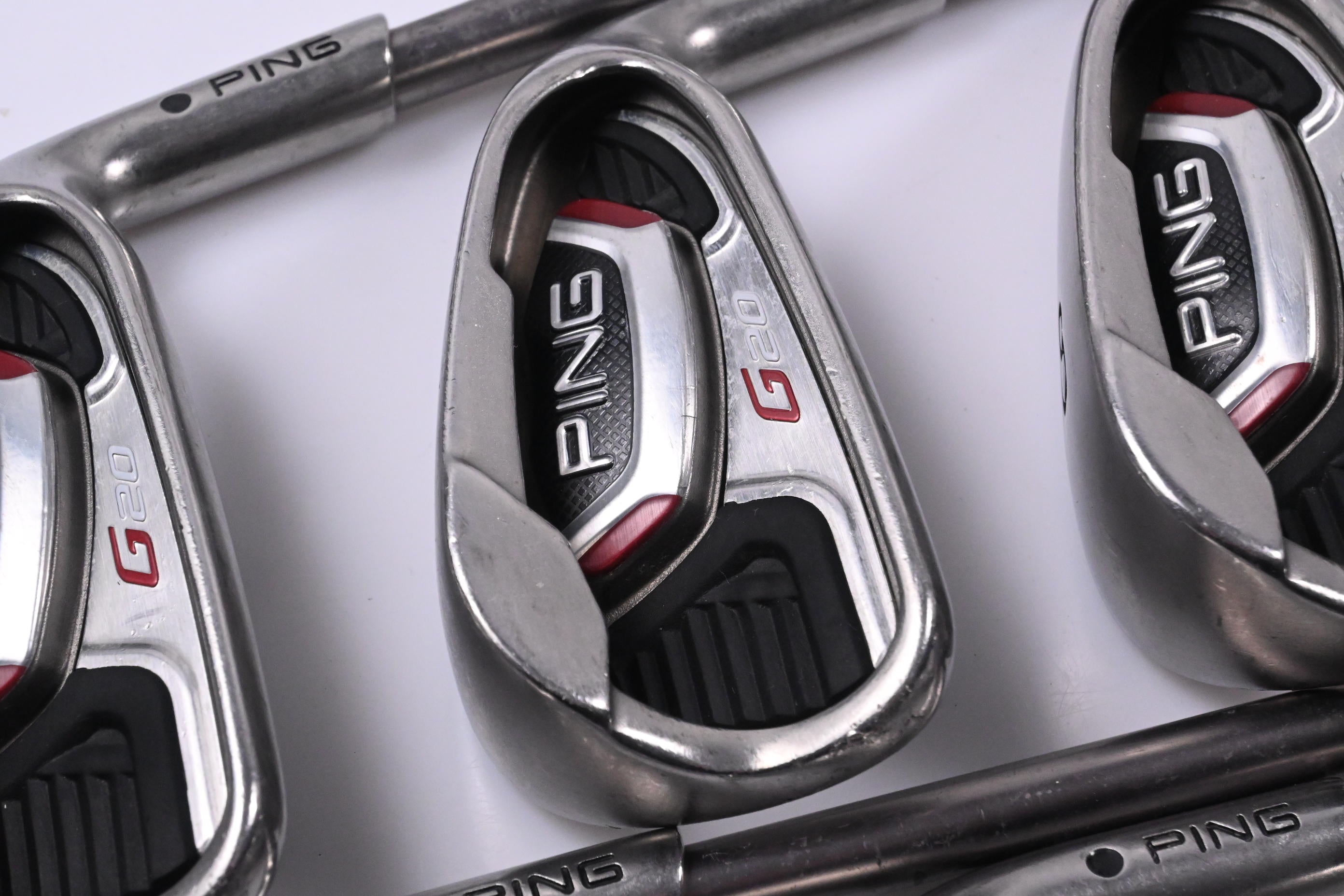 Ping G20 Irons / 6-PW+SW / Black Dot / Senior Flex Ping TFC 169 Shafts
