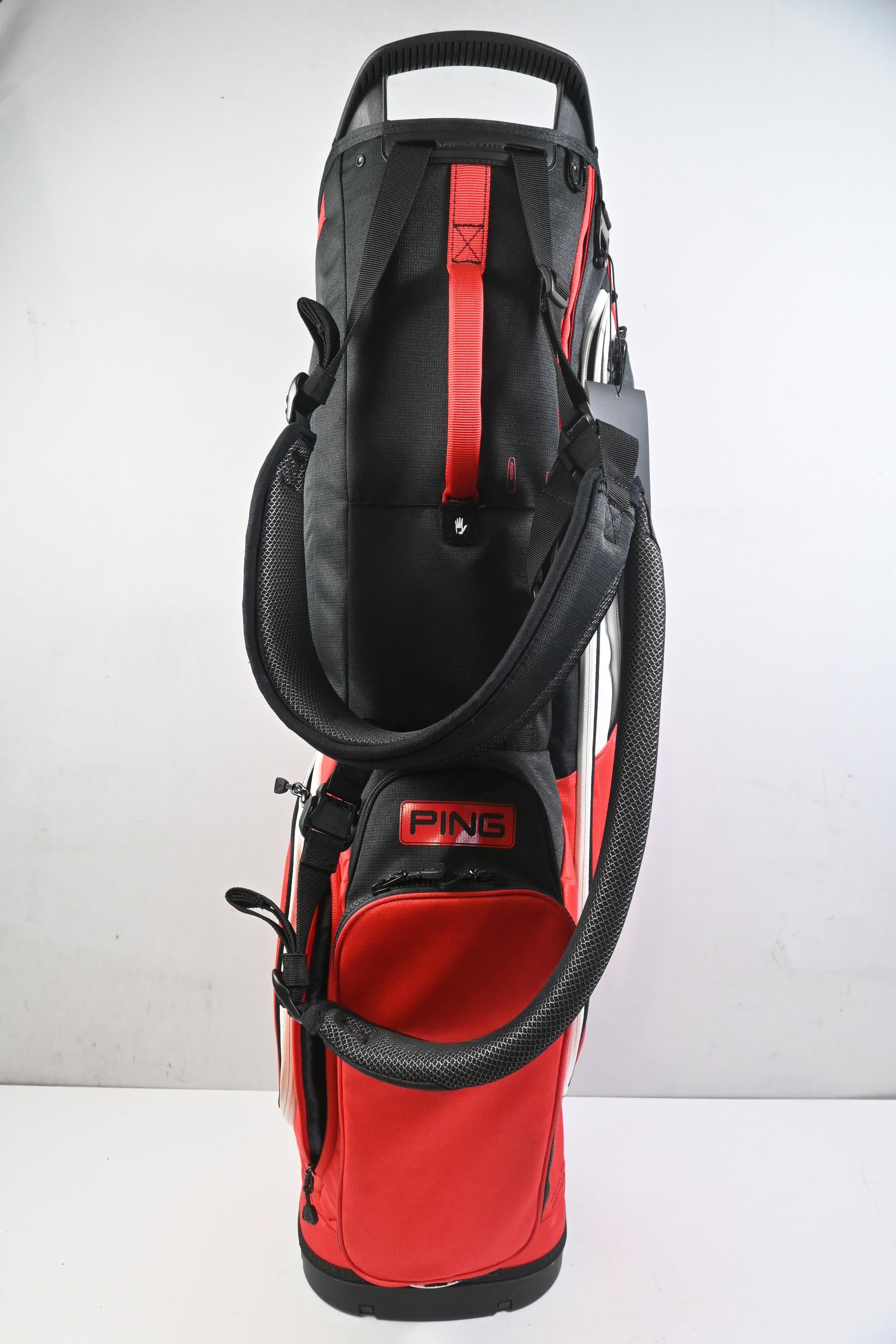Ping Hoofer Lite Stand Bag / 4-Way Divider / Red, Black, White