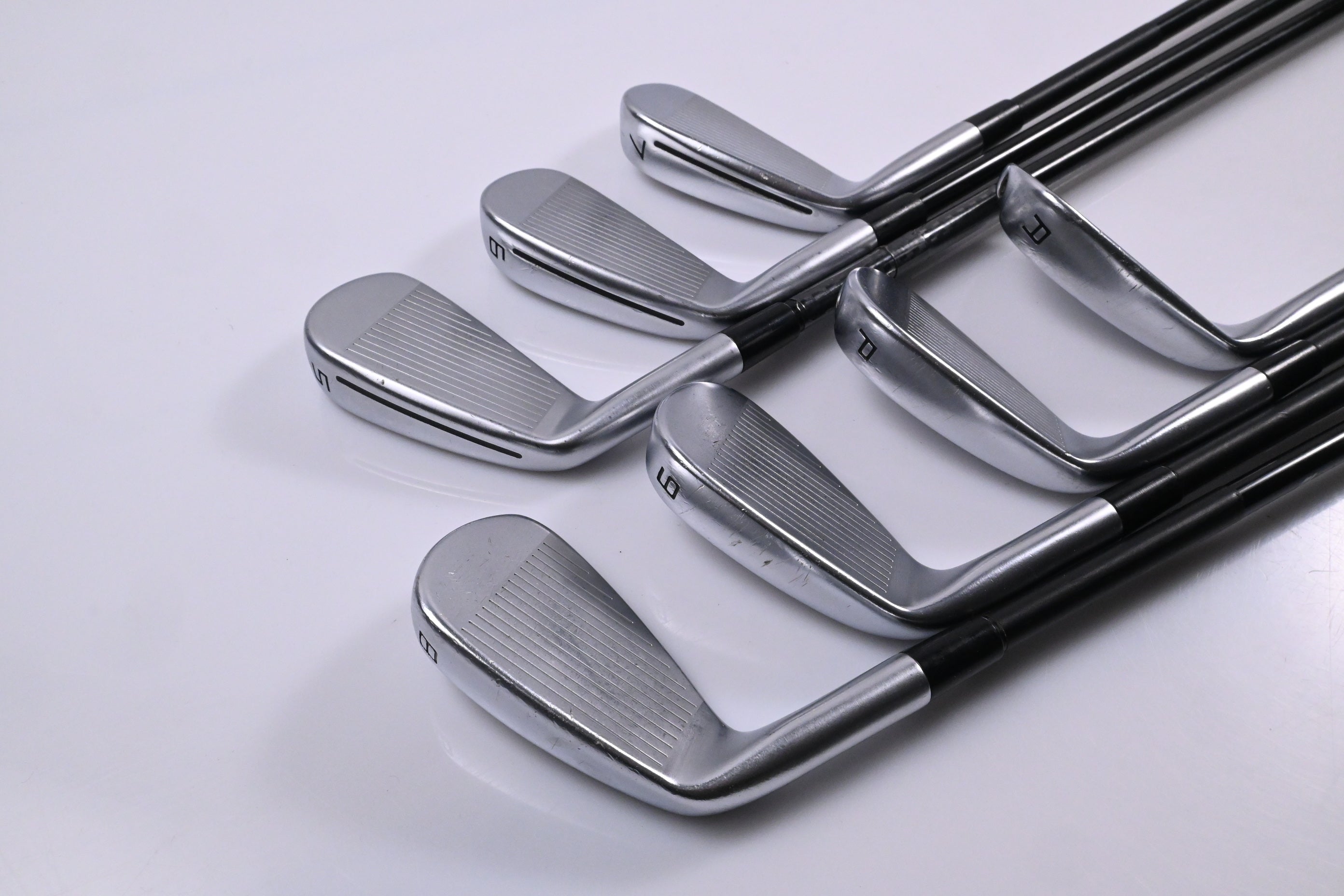 Taylormade P790 2021 Irons / 5-PW+AW / Stiff Flex MMT 75 Shafts