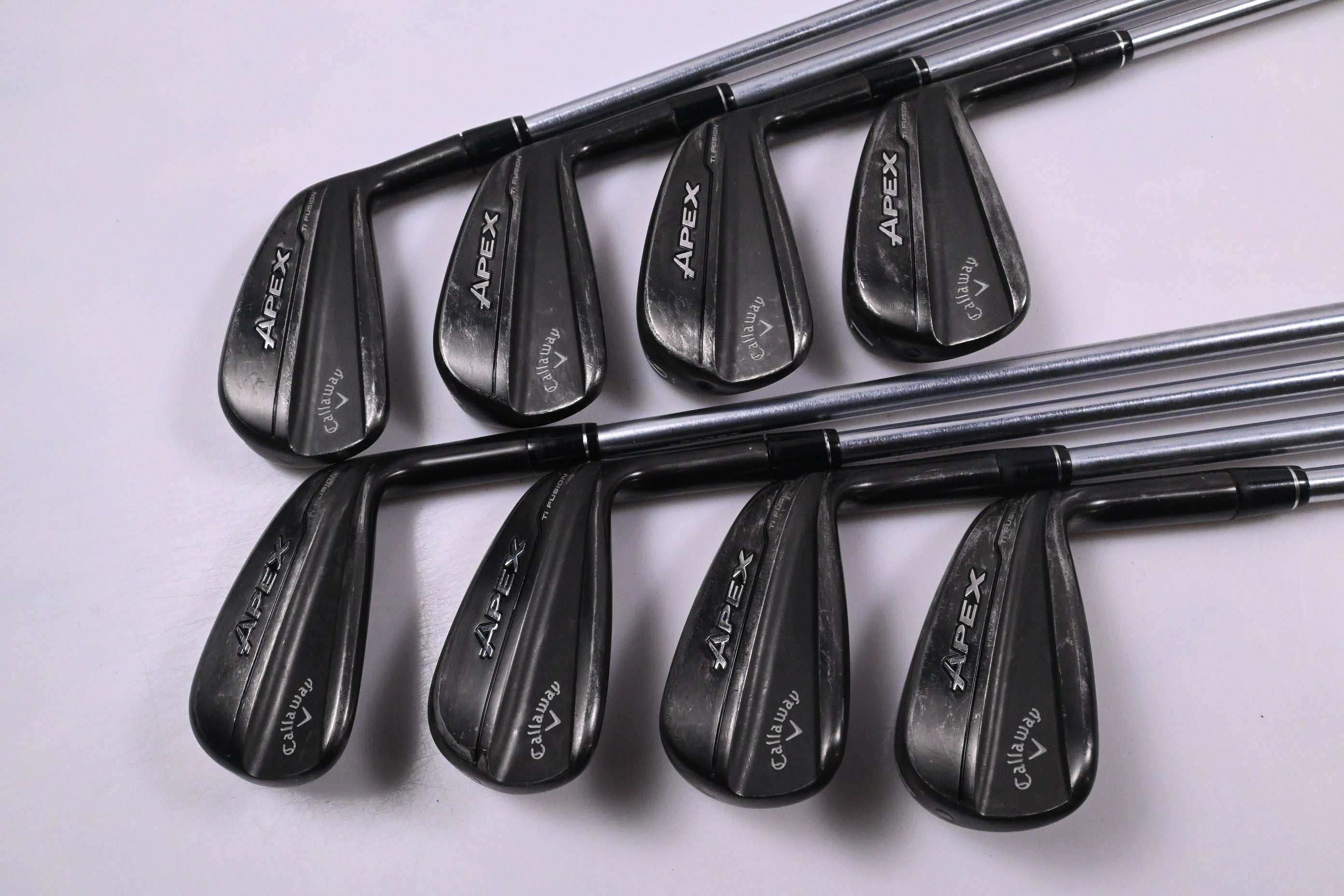 Callaway Apex Ti Fusion Irons / 4-PW+GW / X-Flex Project X IO 115 Shafts