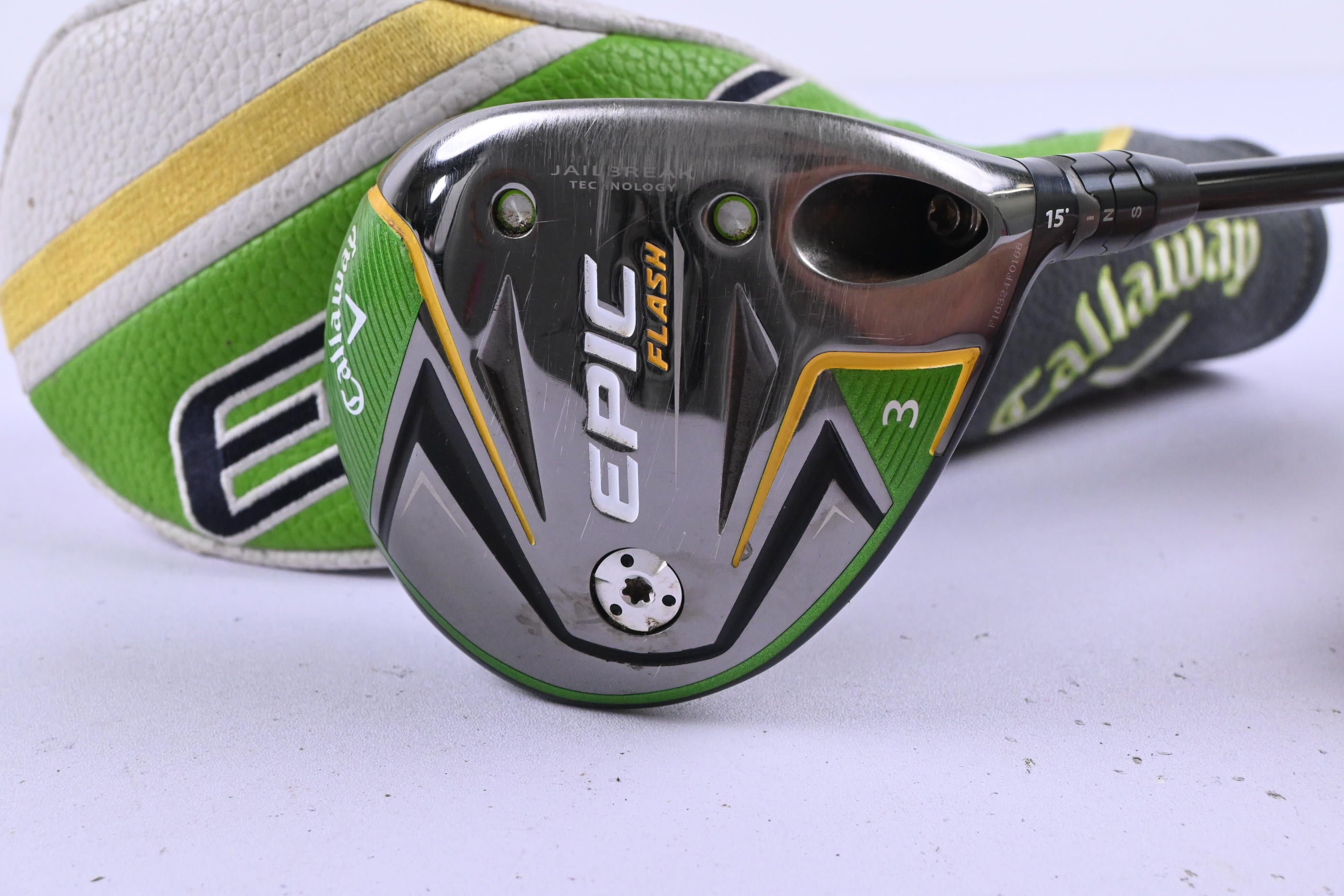 Callaway Epic Flash #3 Wood / 15 Degree / X-Flex HZRDUS Gen4 Black Shaft