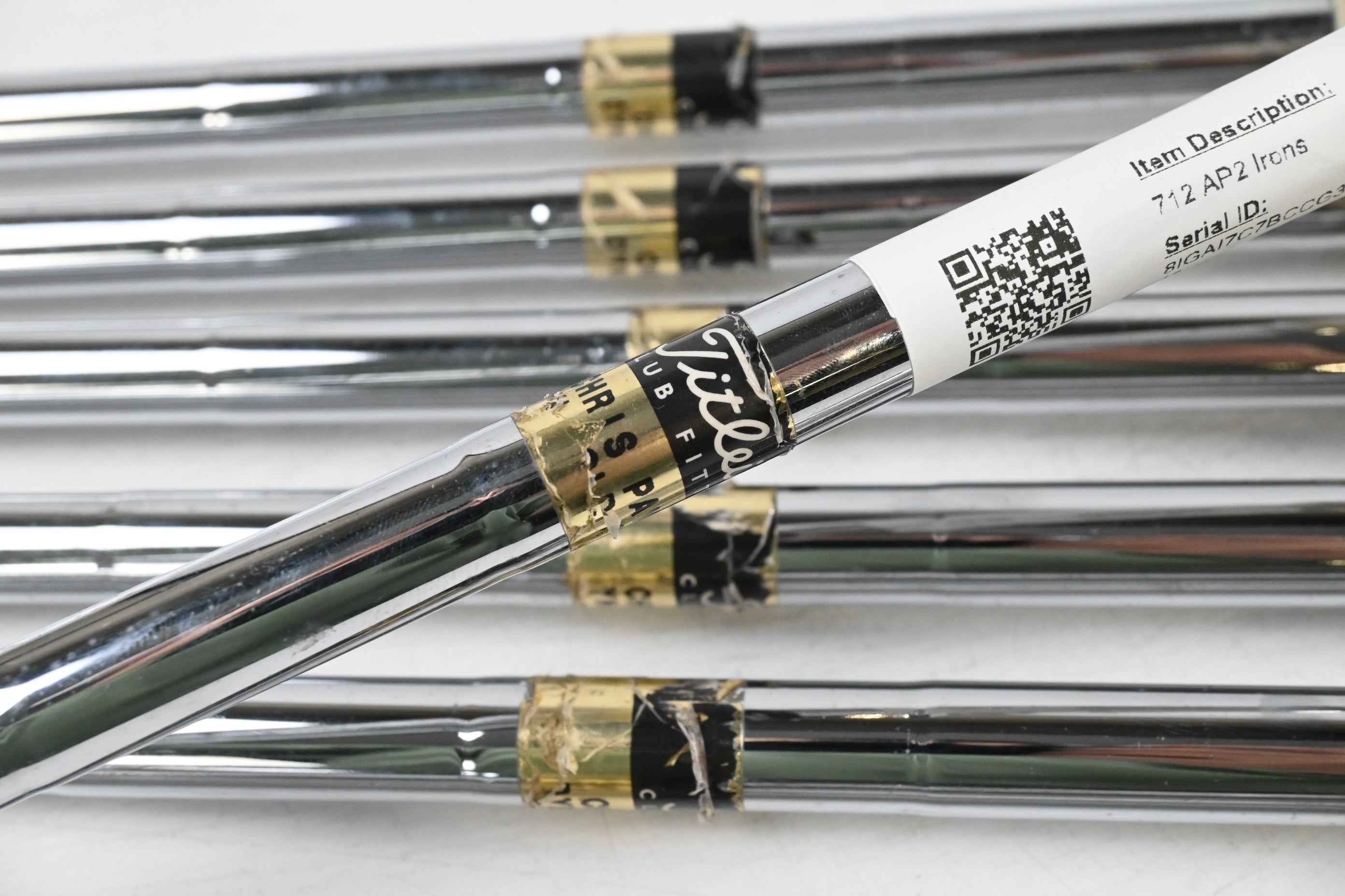 Titleist 712 AP2 Irons / 4-PW / Stiff Flex Dynamic Gold S300 Shafts