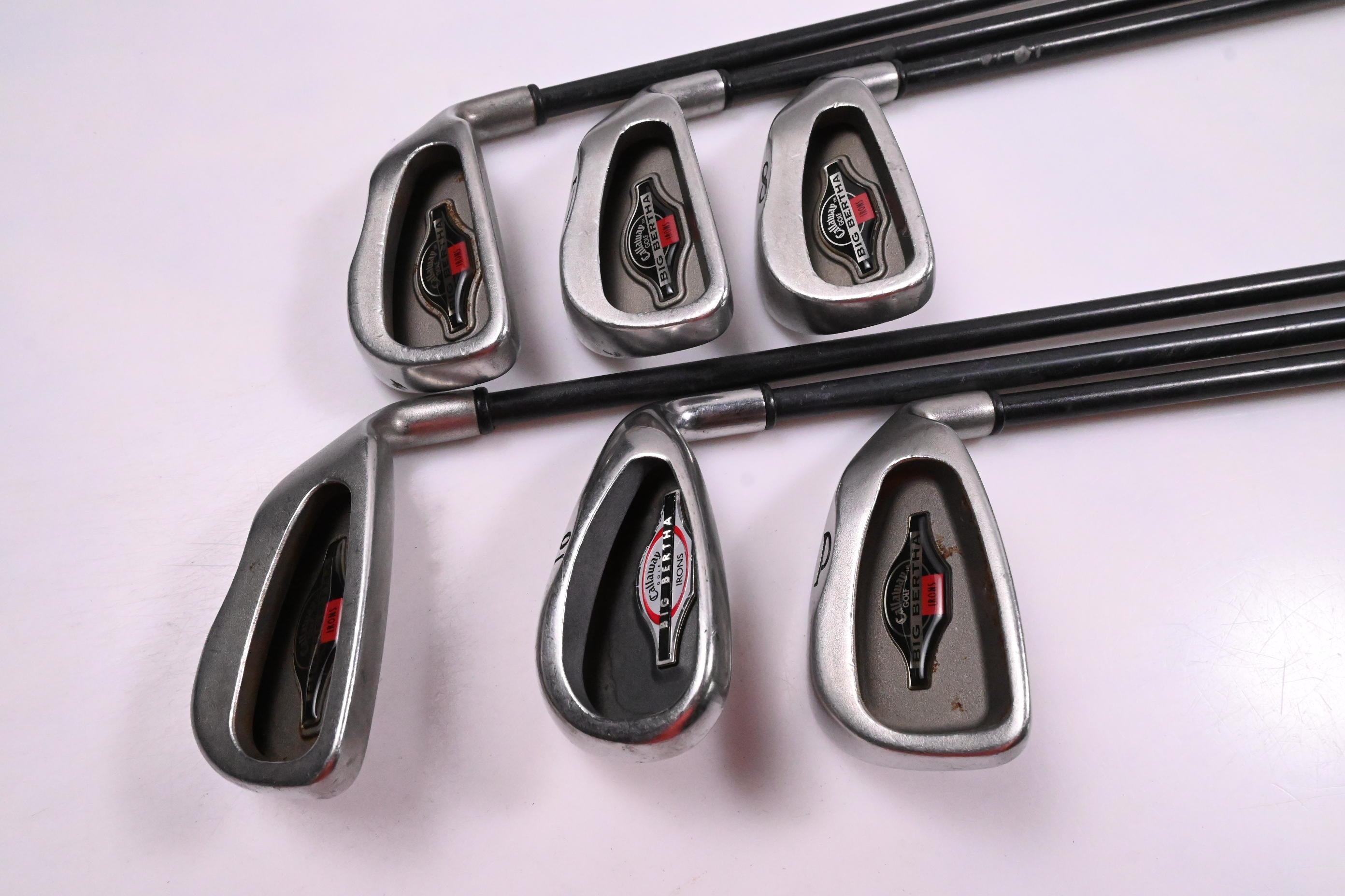 Callaway Big Bertha 1996 Irons / 6-PW+GW / Regular Flex Callaway RCH 96 Shafts