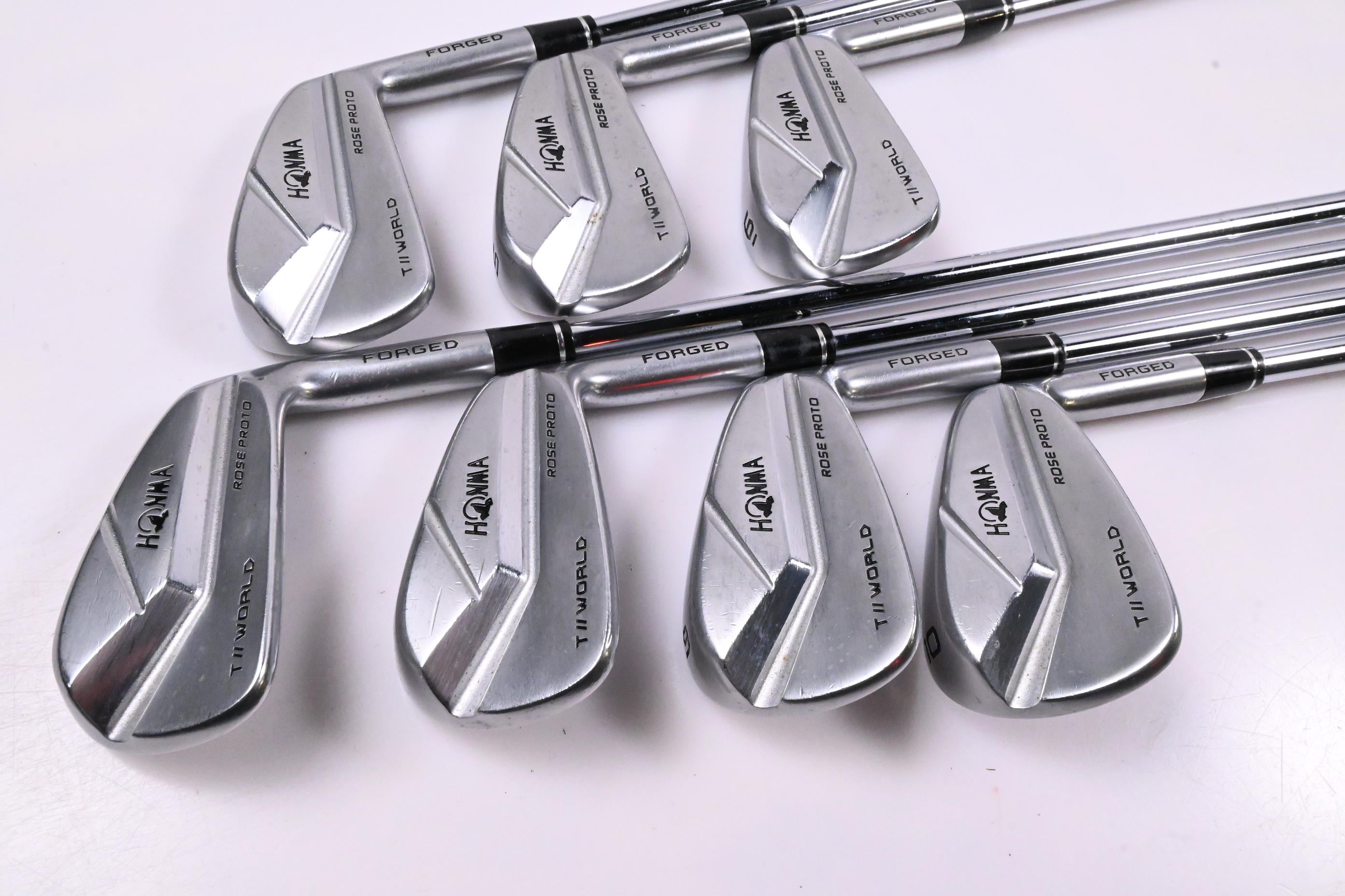 Honma TW747 Rose Proto Irons / 4-PW / Stiff Flex AMT White S200 Shaft