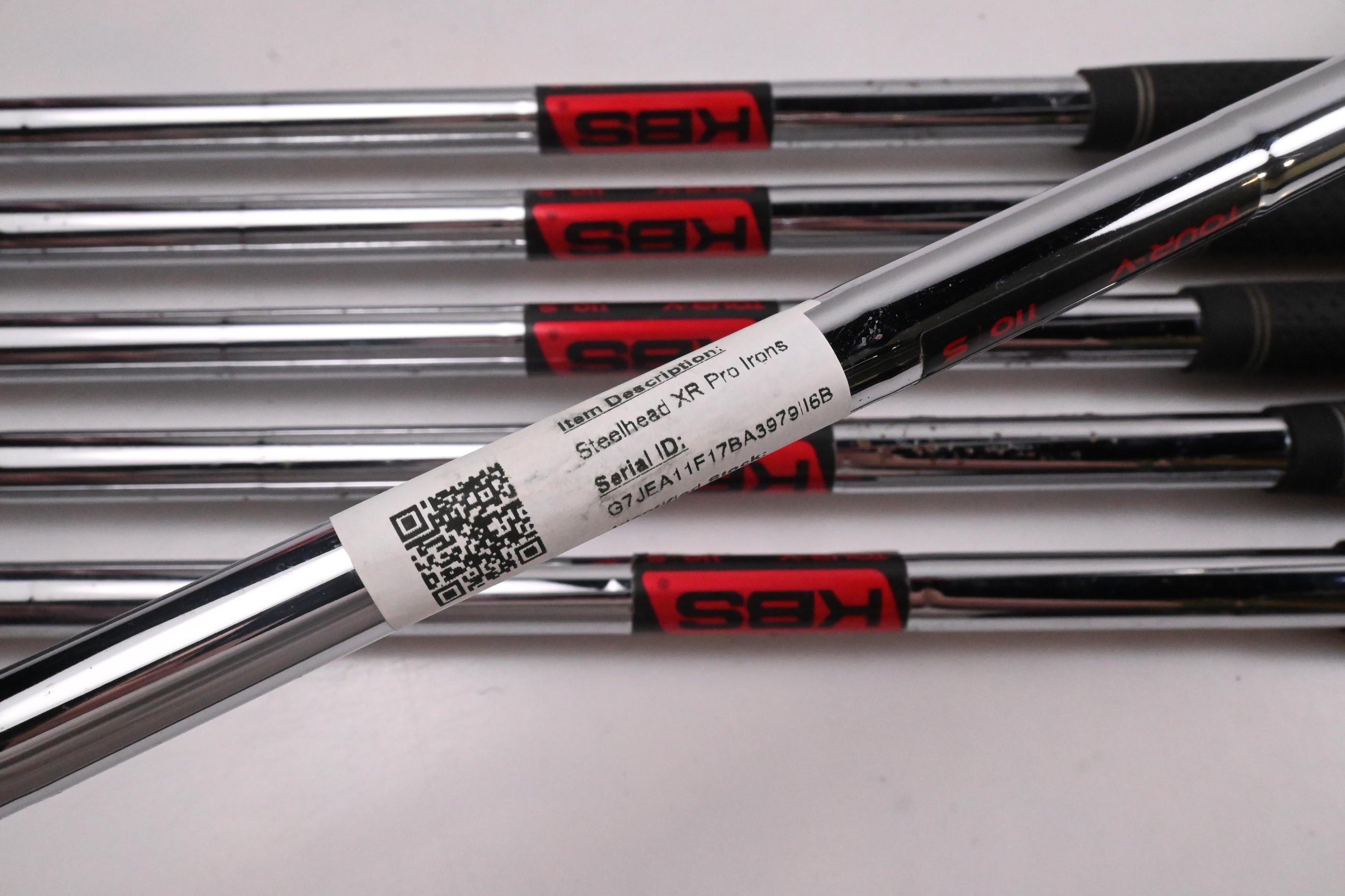 Callaway Steelhead XR Pro Irons / 6-PW+GW / Stiff Flex KBS Tour-V 110 Shafts