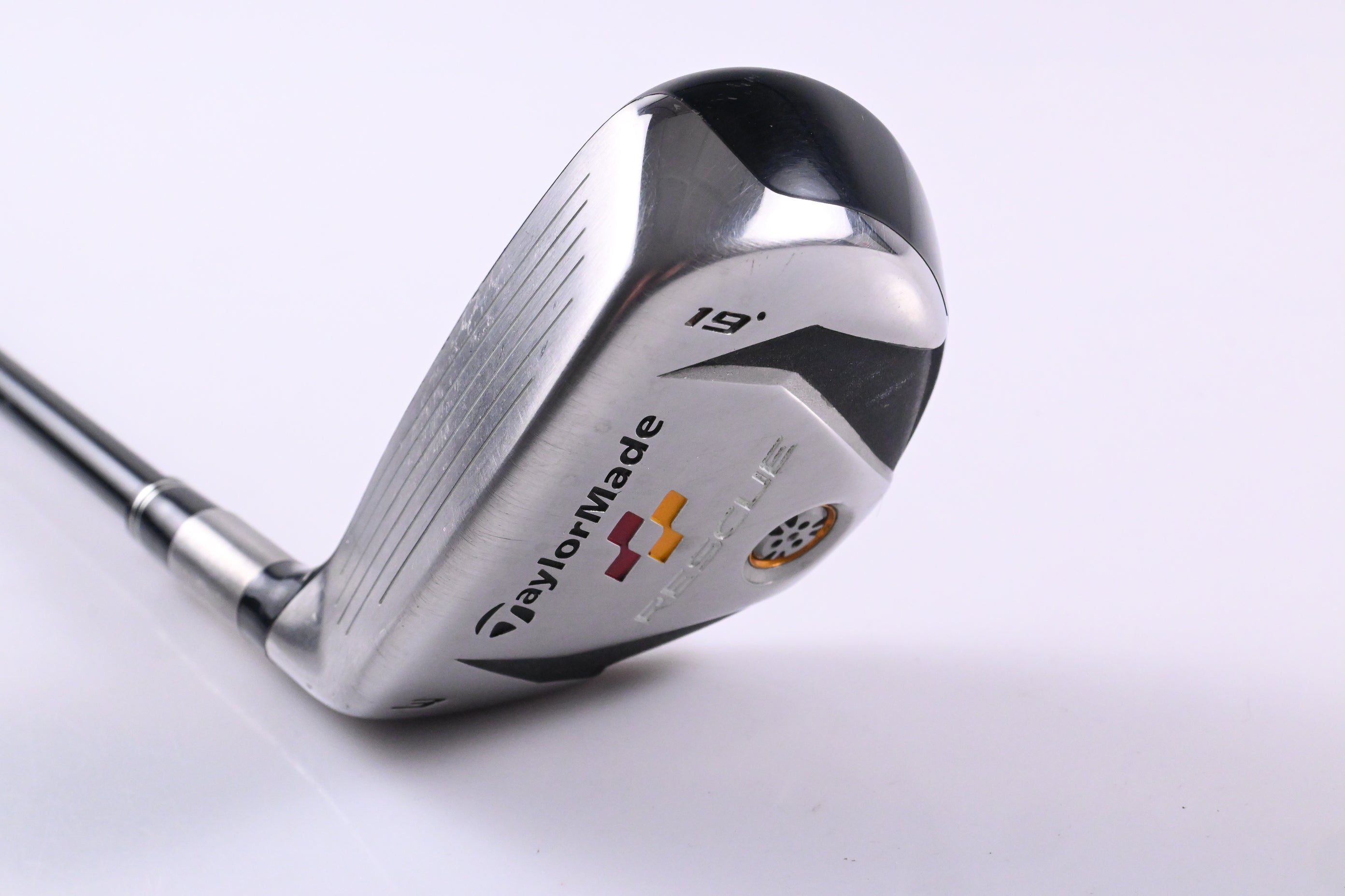 Left Hand Taylormade Rescue 2009 #3 Hybrid / 19 Degree / Stiff Flex Reax 65