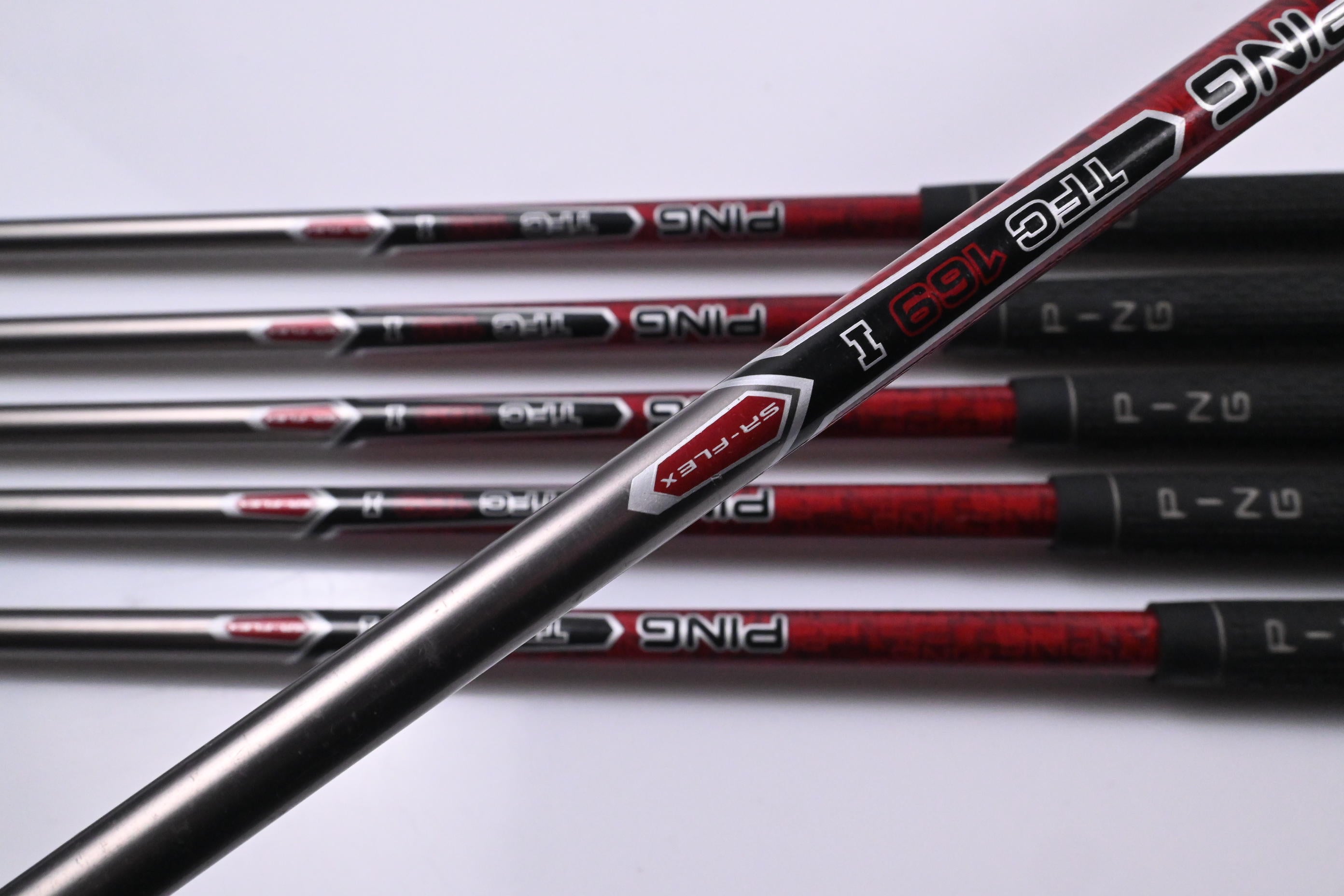 Ping G20 Irons / 6-PW+SW / Black Dot / Senior Flex Ping TFC 169 Shafts