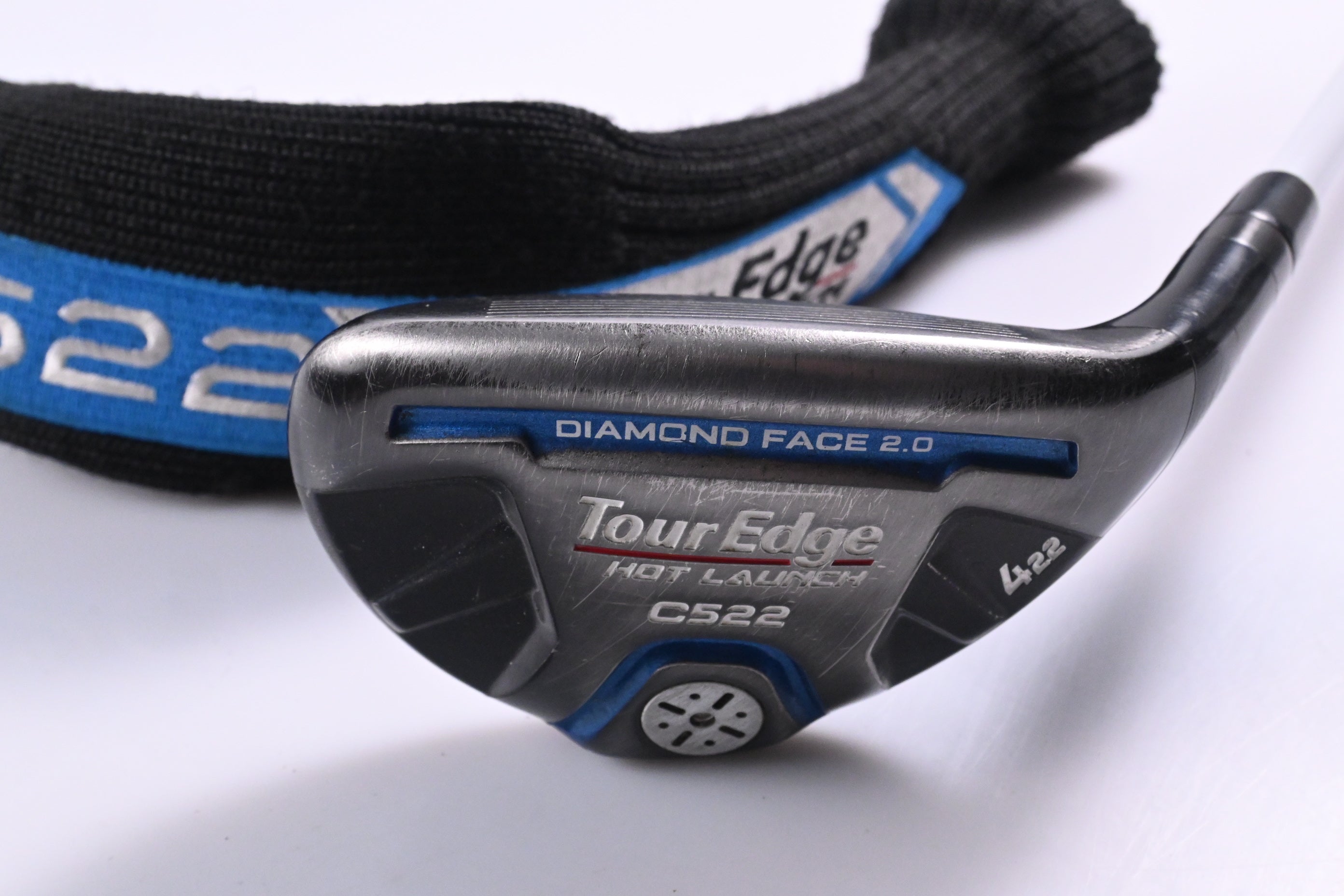 Tour Edge C522 #4 Hybrid / 22 Degree / Stiff Flex Fubuki HL 60 Shaft