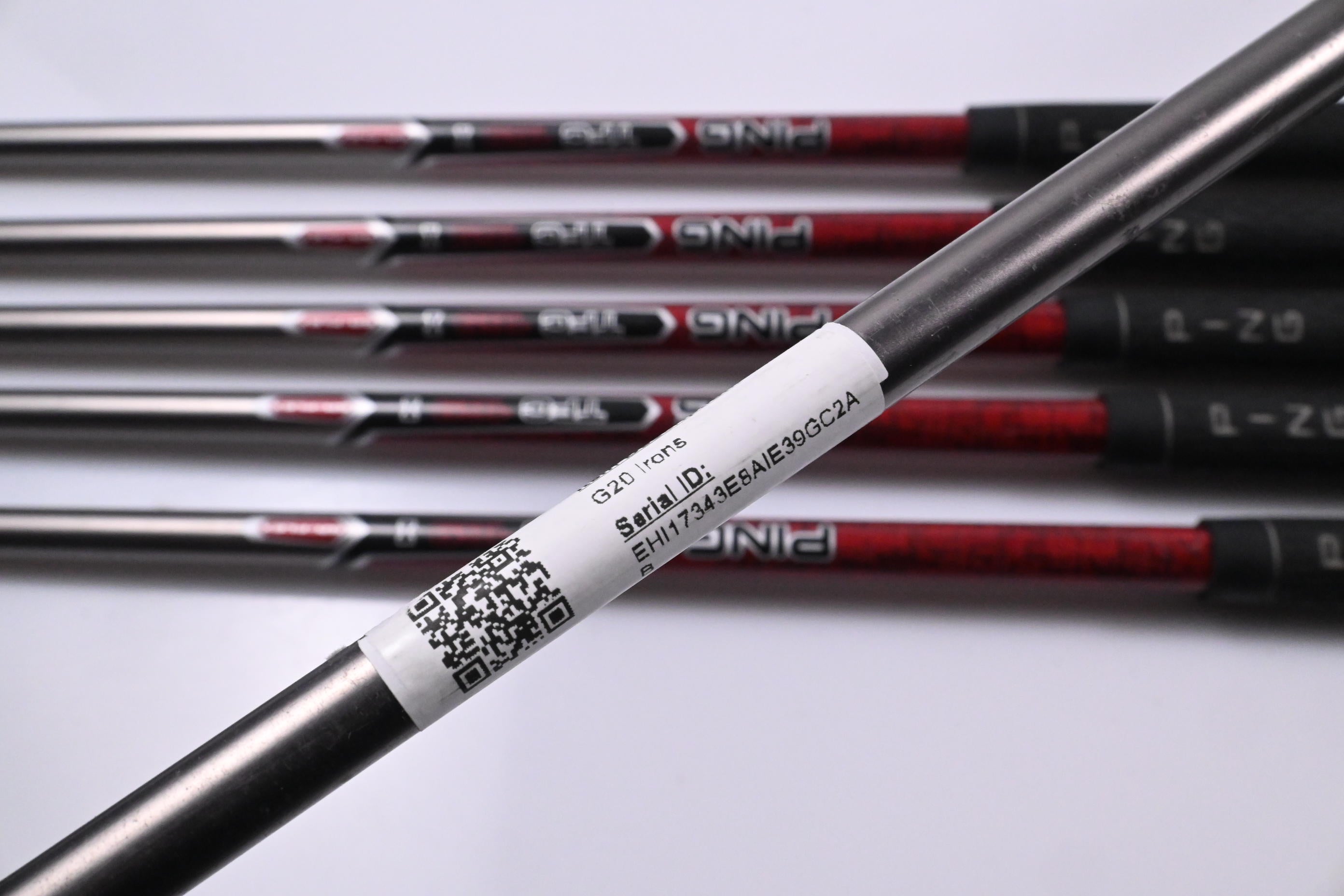 Ping G20 Irons / 6-PW+SW / Black Dot / Senior Flex Ping TFC 169 Shafts