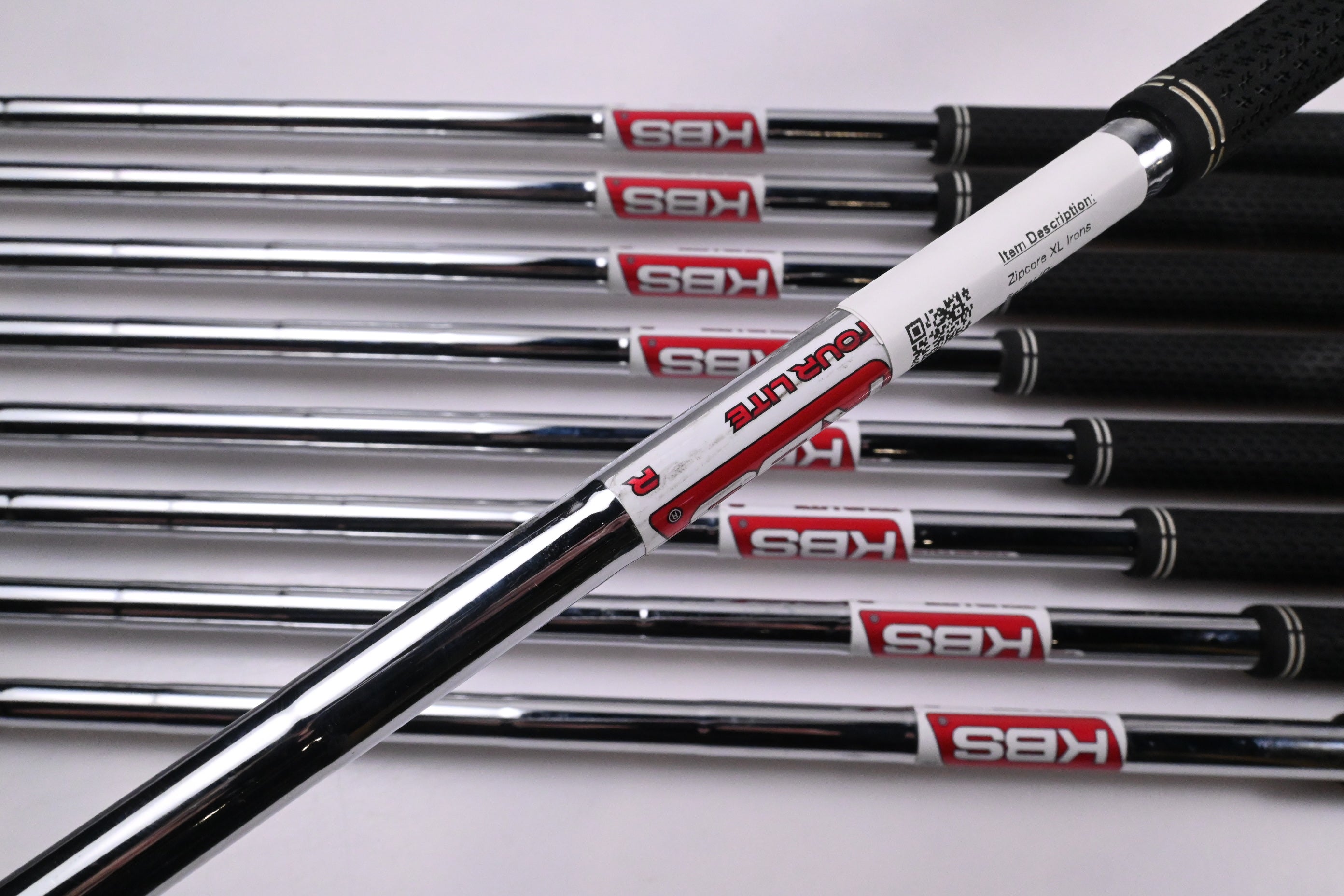 Cleveland Zipcore XL Irons / 4-PW+GW+SW / Regular Flex KBS Tour Lite Shafts