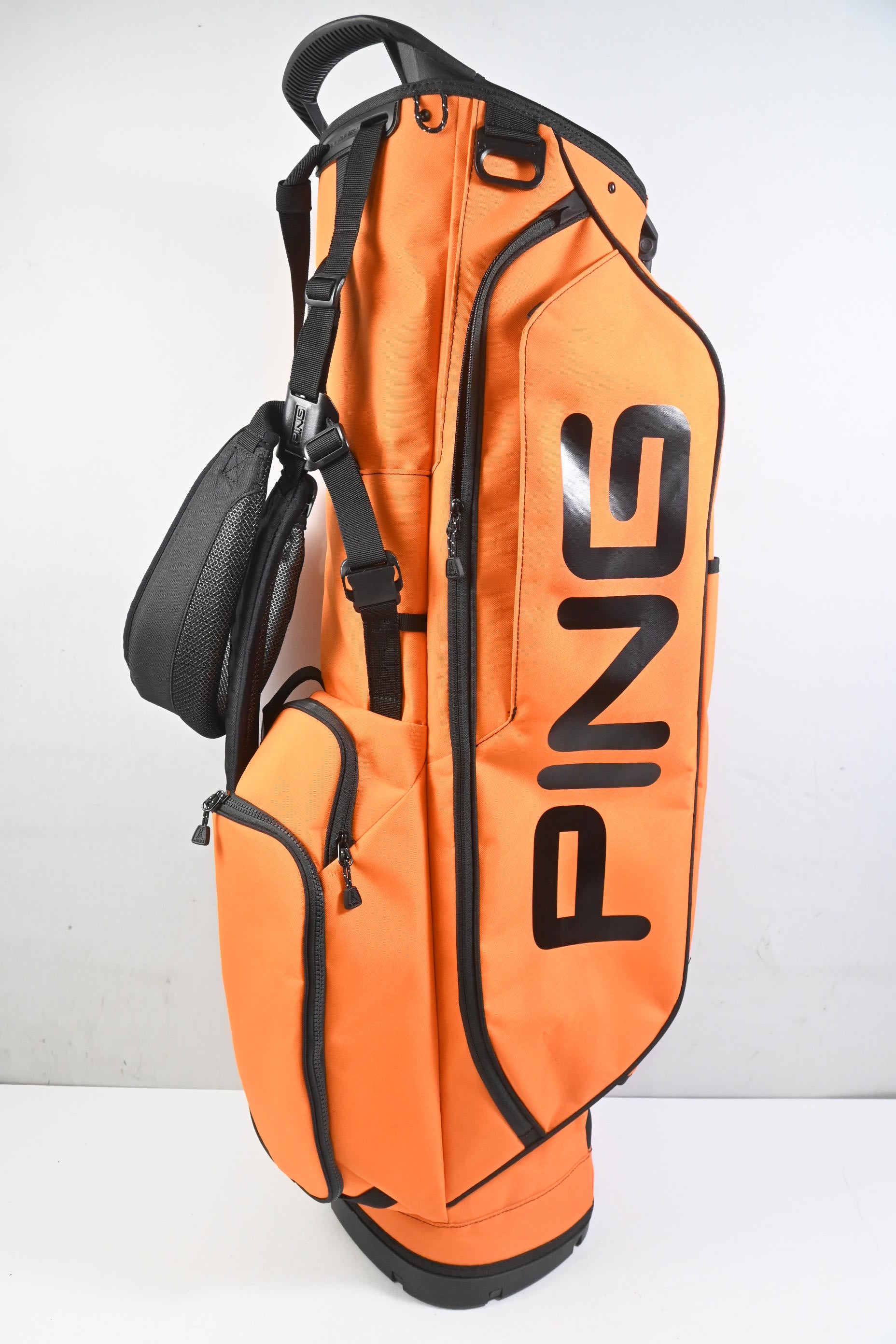 Ping Hoofer Lite Club Together Stand Bag / 4-Way Divider / Orange, Black