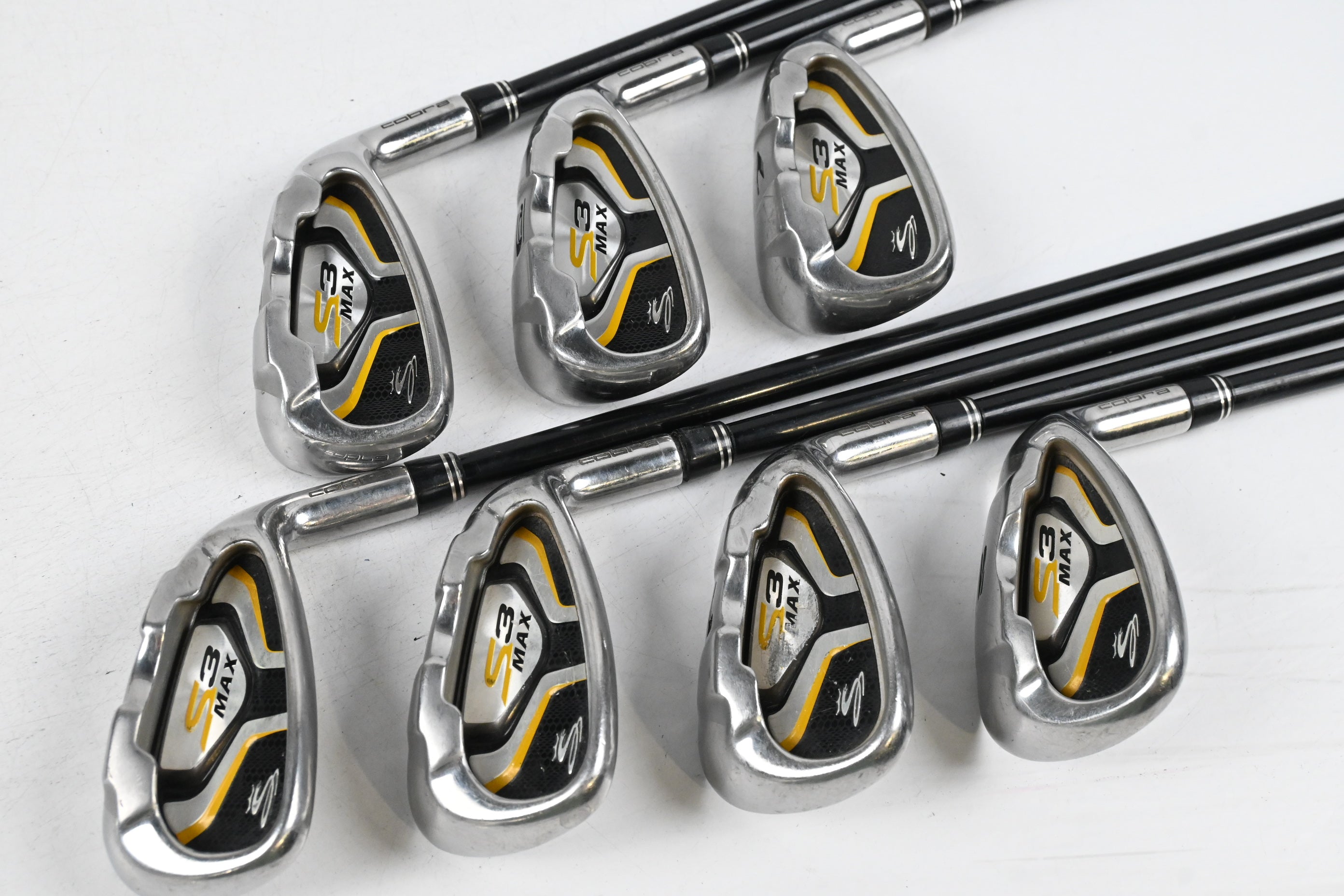 Cobra S3 Max Irons / 5-PW+SW / Regular Flex UST Mamiya IHS 65 Shafts