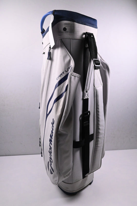 Taylormade Cart Lite Cart Bag / 14-Way Divider / White, Blue