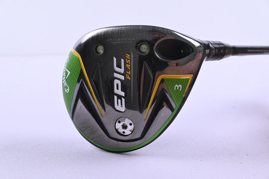 Callaway Epic Flash #3 Wood / 15 Degree / Stiff Flex Tensei AV Blue 75 Shaft
