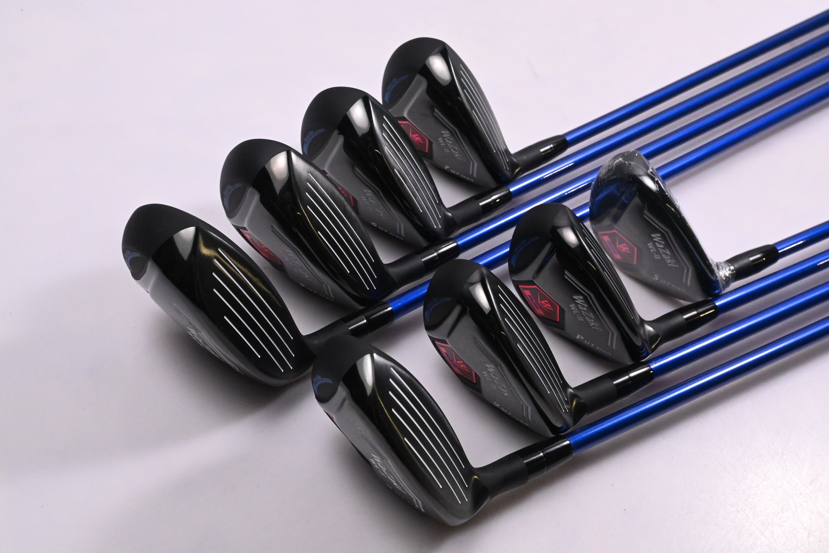 WaZaki WL-II Hybrid Irons / 4-PW+SW / Regular Flex Bushikadma Shafts