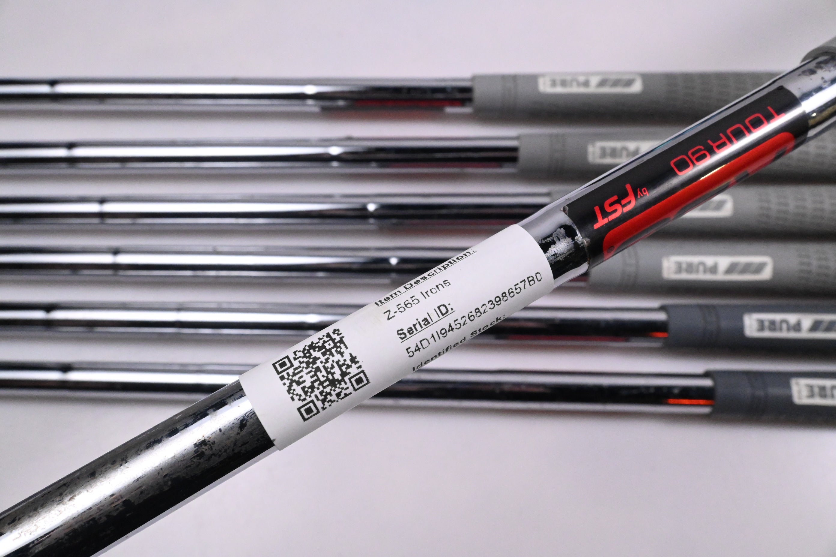 Srixon Z-565 Irons / 4-PW / Stiff Flex KBS Tour 90 Shafts
