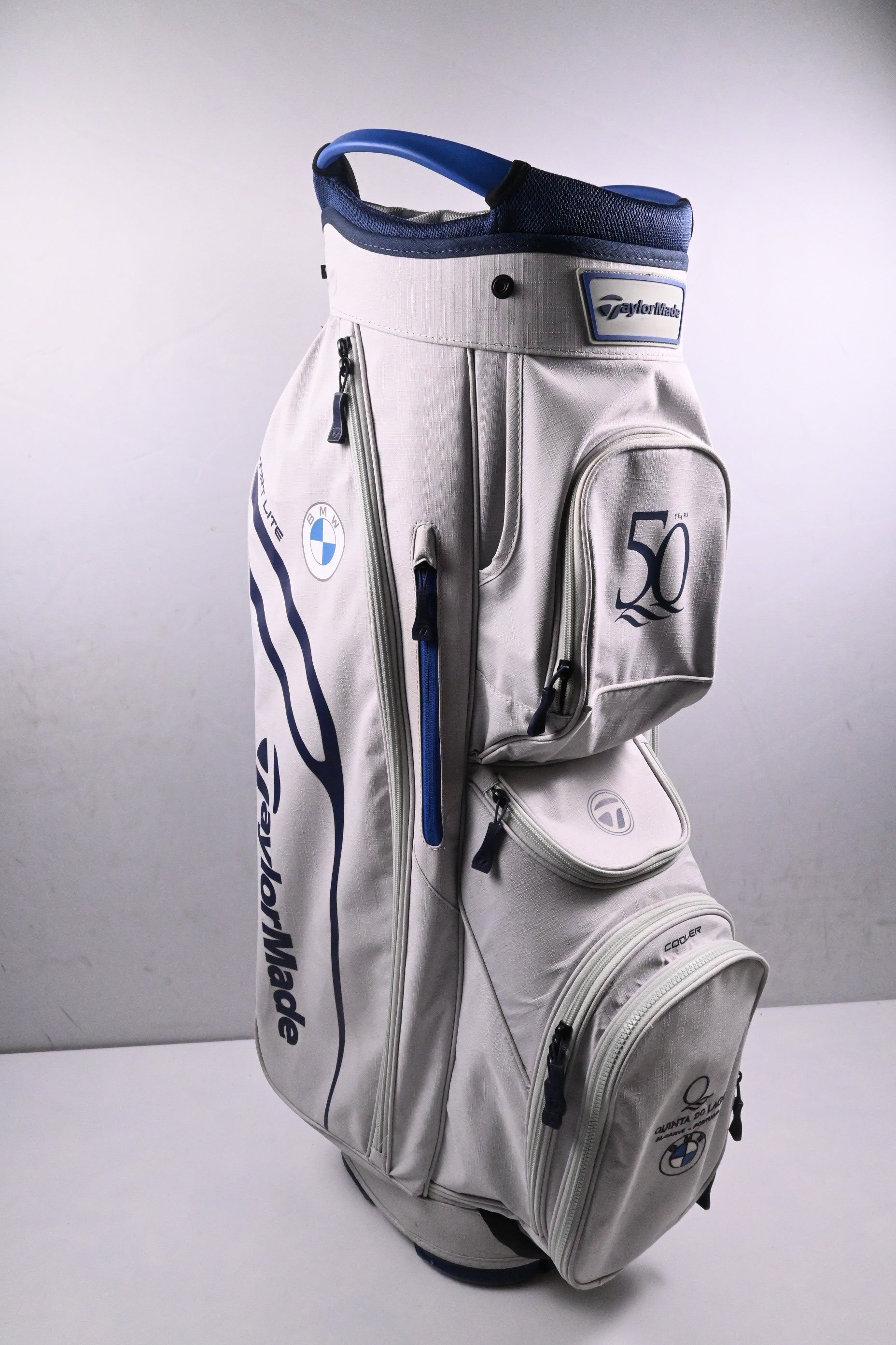 Taylormade Cart Lite Cart Bag / 14-Way Divider / White, Blue