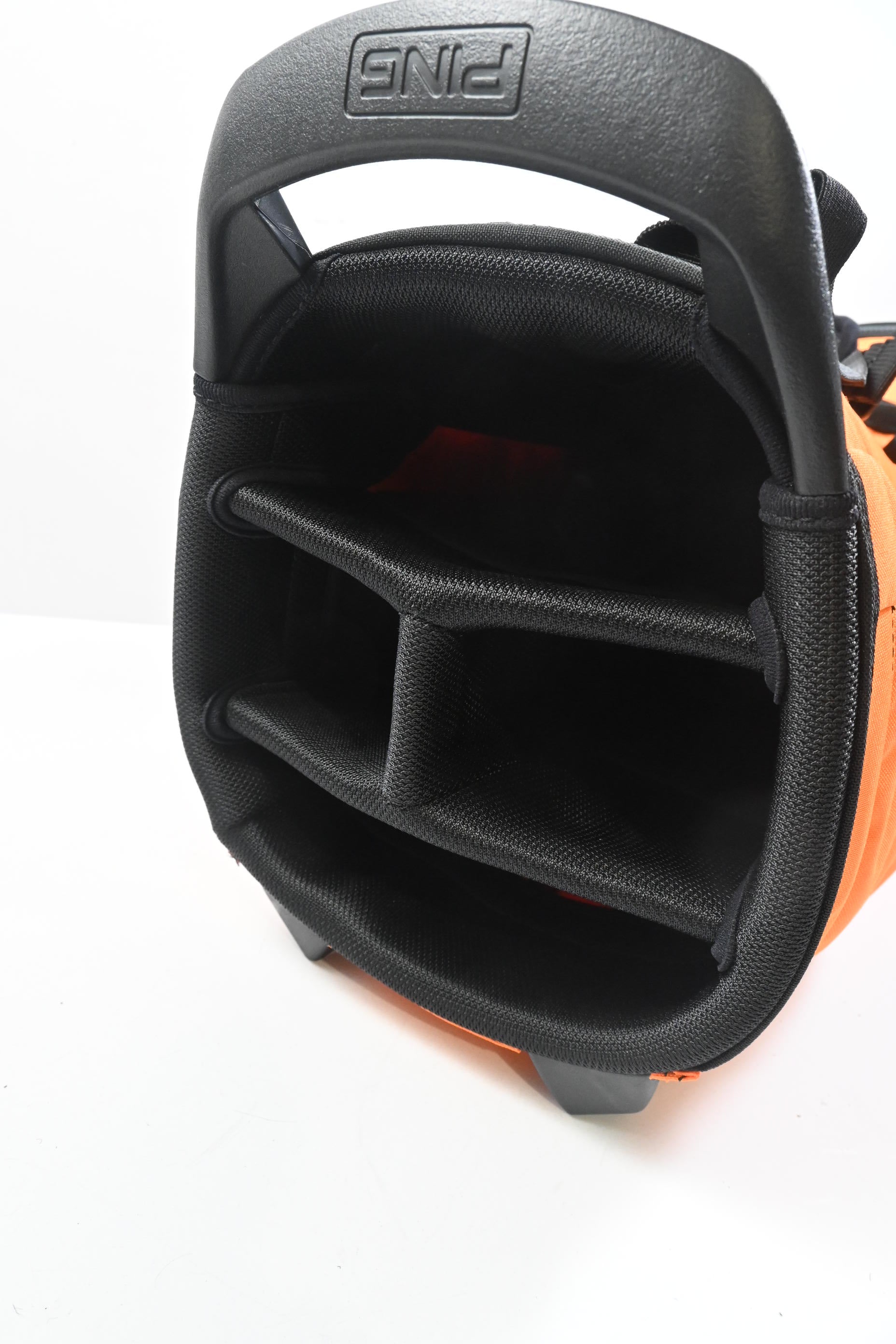Ping Hoofer Lite Club Together Stand Bag / 4-Way Divider / Orange, Black