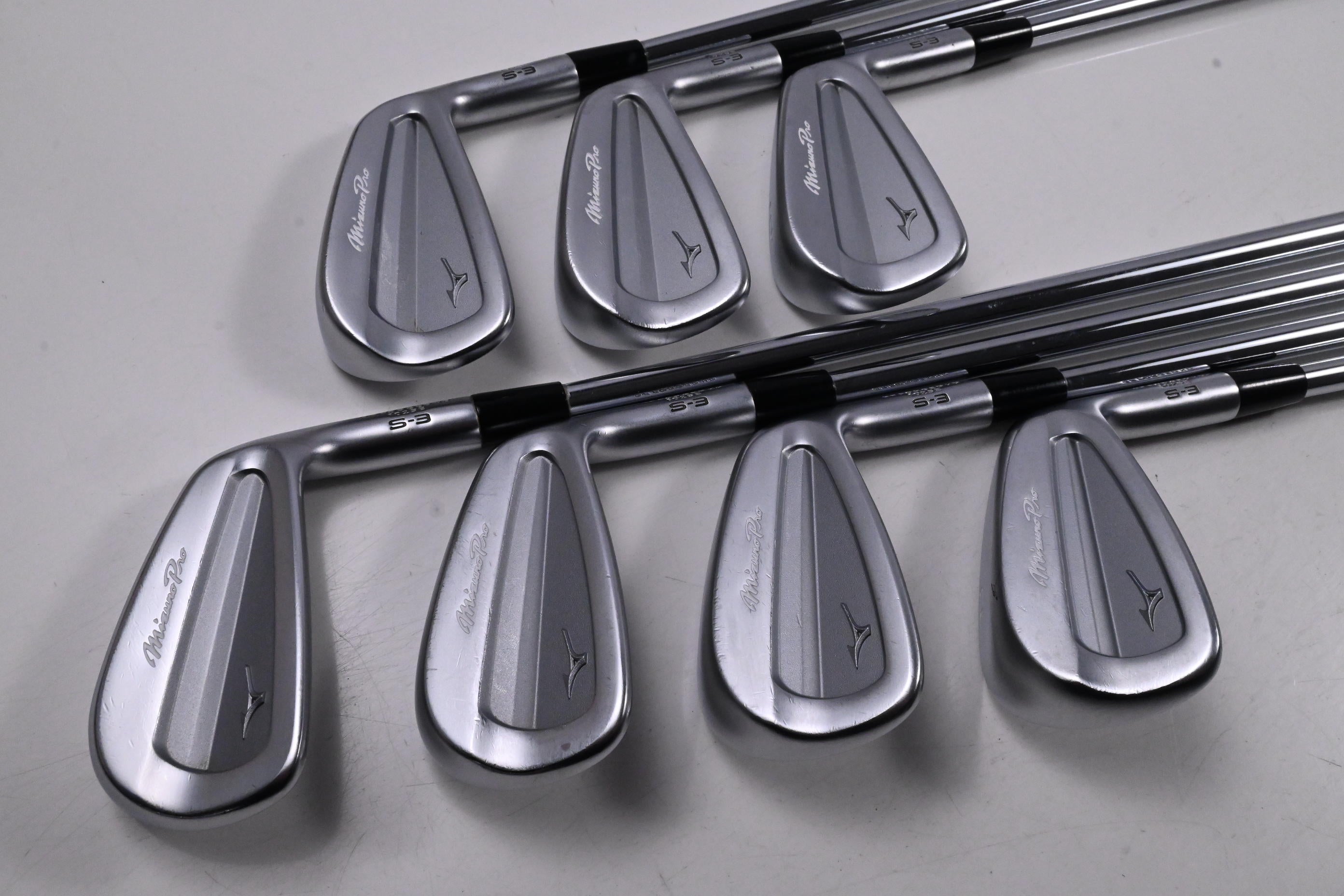 Mizuno Pro S-3 Irons / 4-PW / Stiff Flex Project X Rifle Shafts