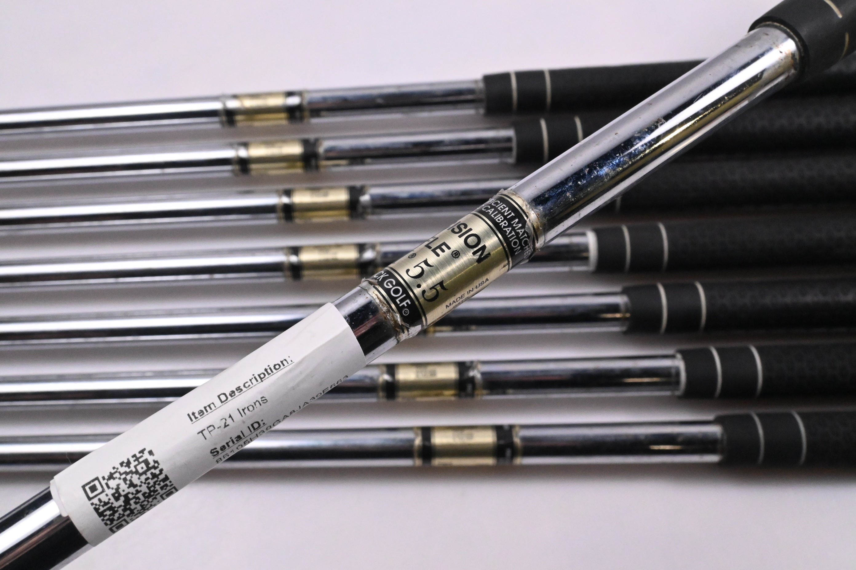 Mizuno TP-21 Irons / 3-PW / Regular Flex Precision Rifle Shafts