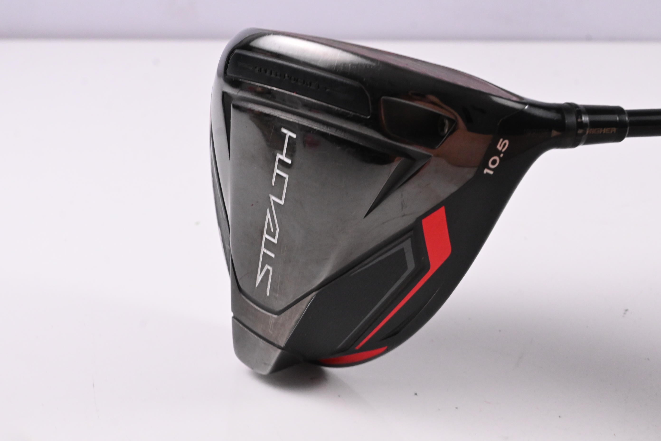 Taylormade Stealth Driver / 10.5 Degree / Stiff Flex Hzrdus Smoke RDX Red 60