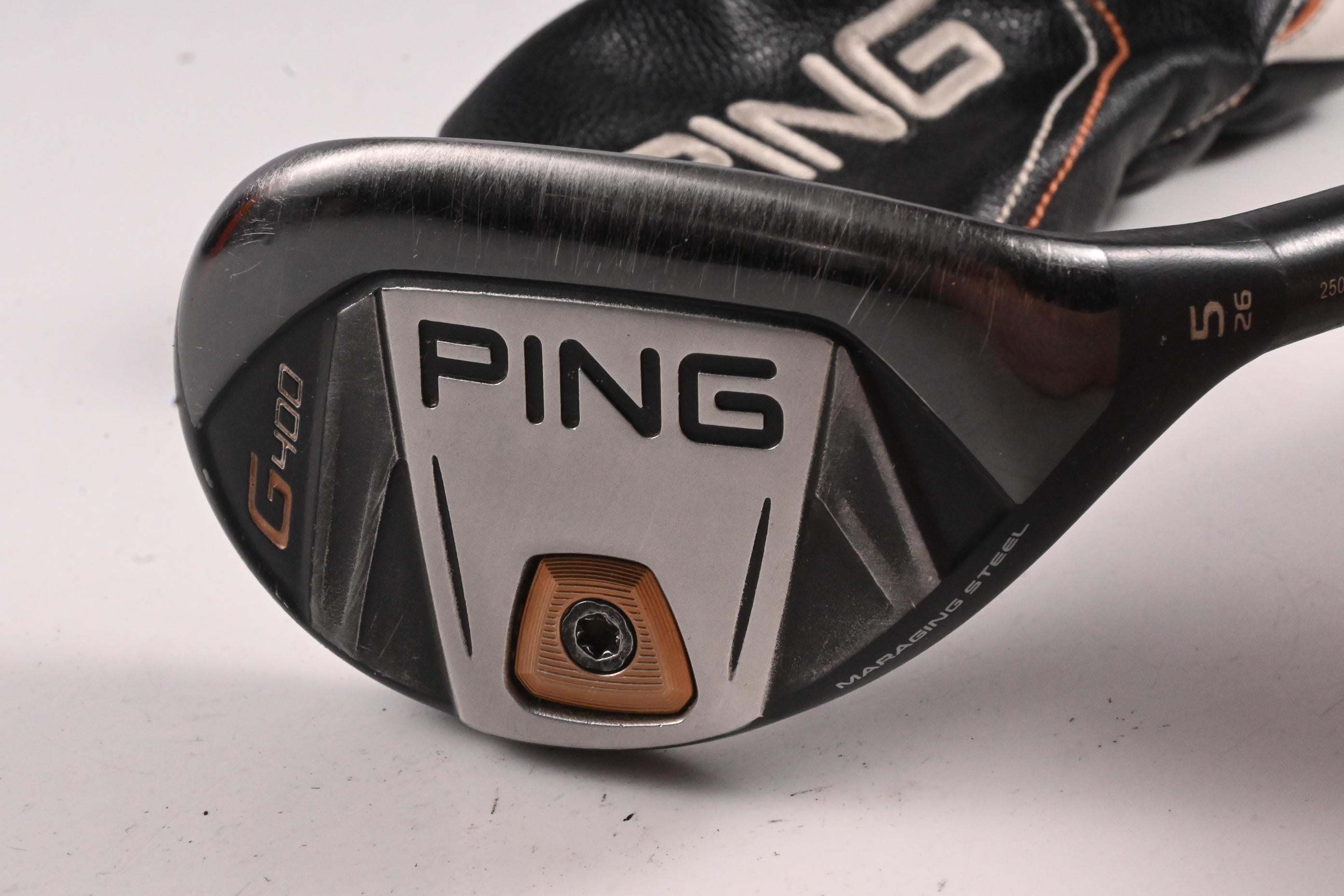 Ping G400 #5 Hybrid / 26 Degree / Regular Flex Ping Alta CB 70 Shaft