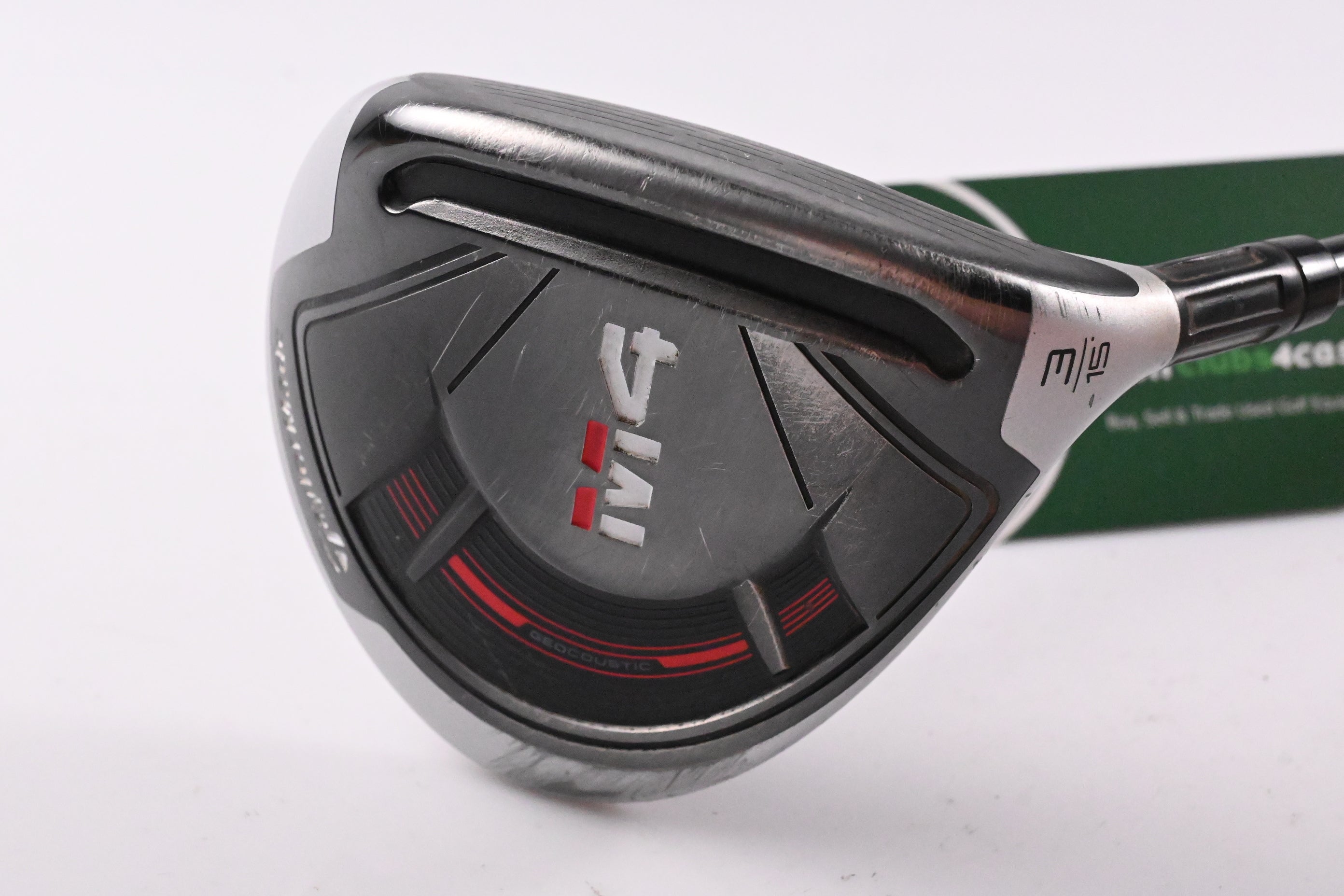 Taylormade M4 #3 Wood / 15 Degree / Stiff Flex Fujikura Atmos Red 6