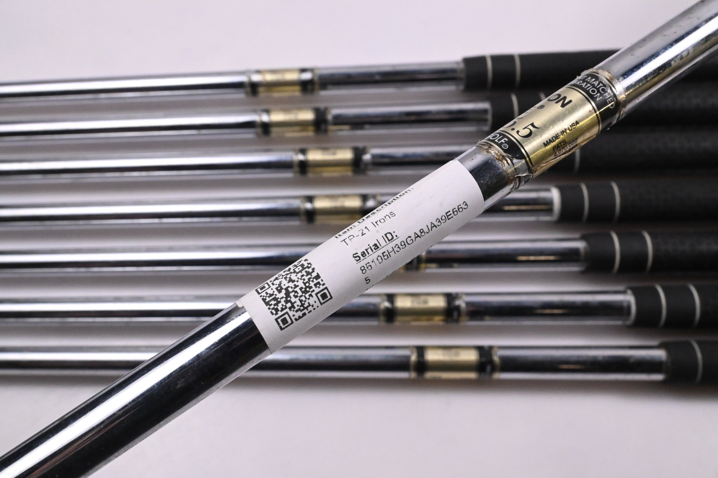Mizuno TP-21 Irons / 3-PW / Regular Flex Precision Rifle Shafts
