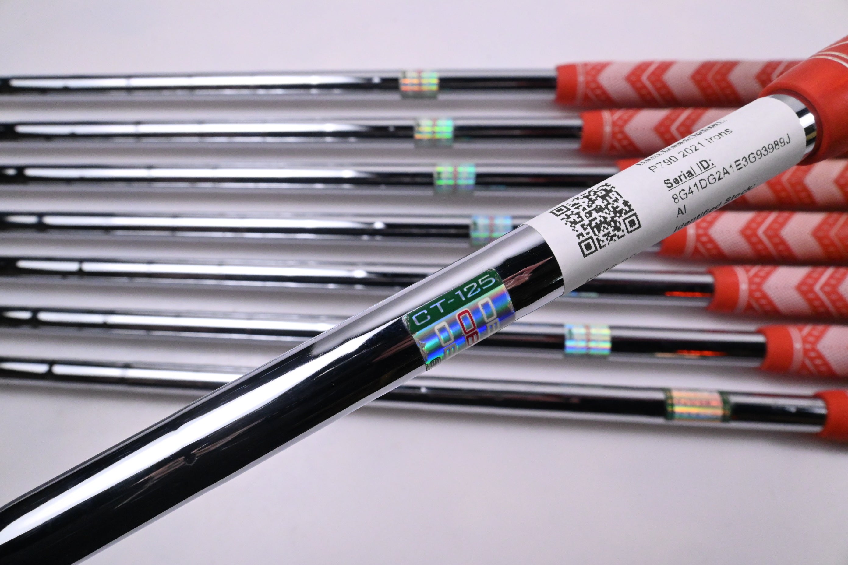 Taylormade P790/P770 2021 Irons / 3-PW / Stiff Flex Oban CT-125 Shafts