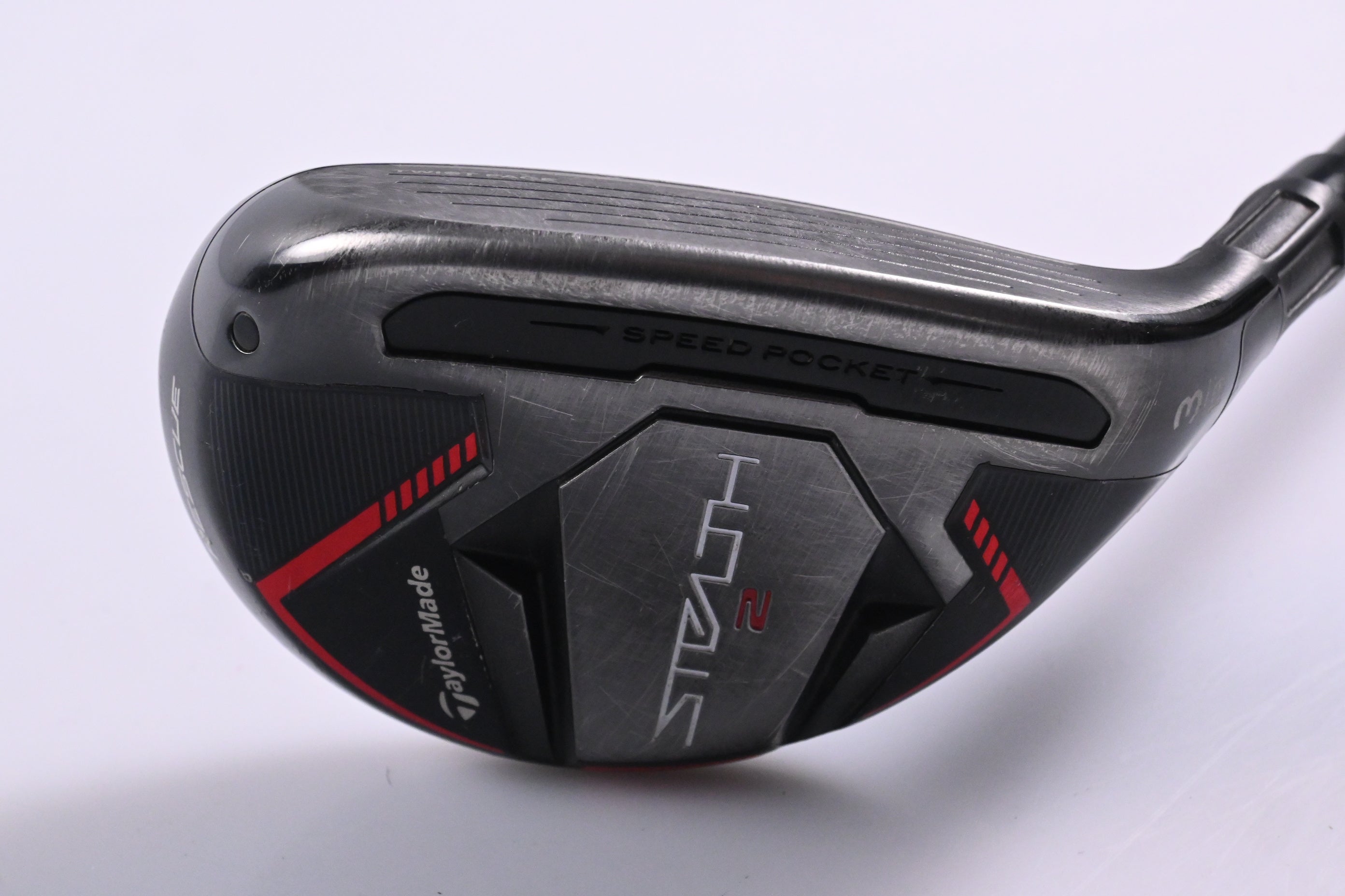 Taylormade Stealth 2 #3 Hybrid / 19 Degree / Stiff Flex Ventus TR Red 7 Shaft
