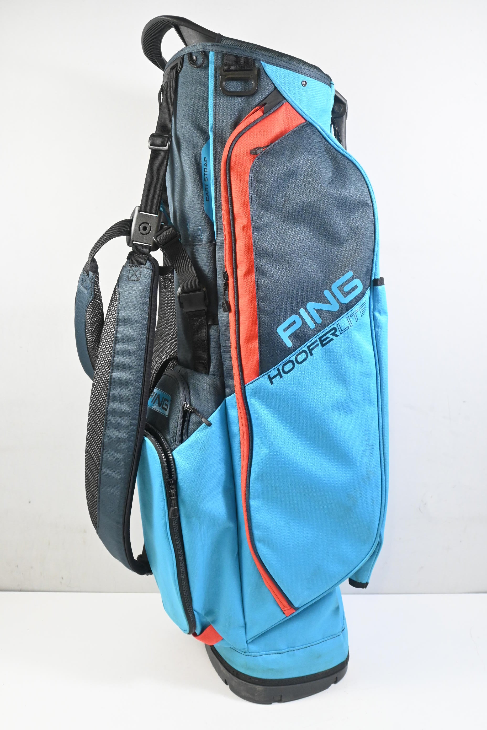 Ping Hoofer Lite Stand Bag / 4-Way Divider / Blue, Navy, Red