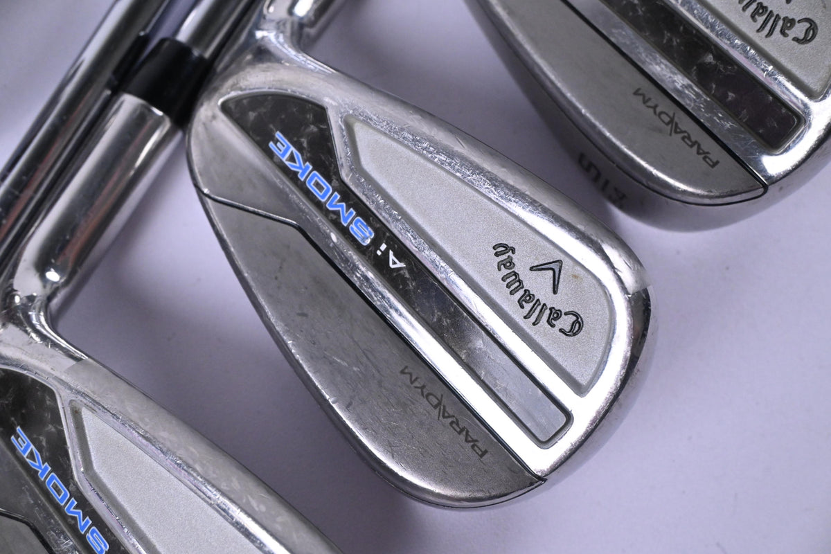 Callaway Paradym Ai Smoke Irons / 5-PW+SW / Regular Flex Elevate MPH 95 Shafts
