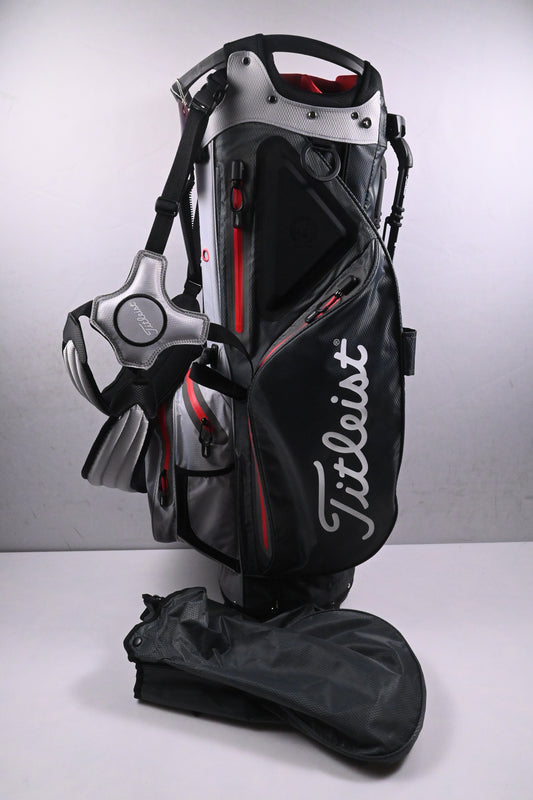 Titleist Hybrid 14 StaDry Stand Bag / 14-Way Divider / Grey, Red
