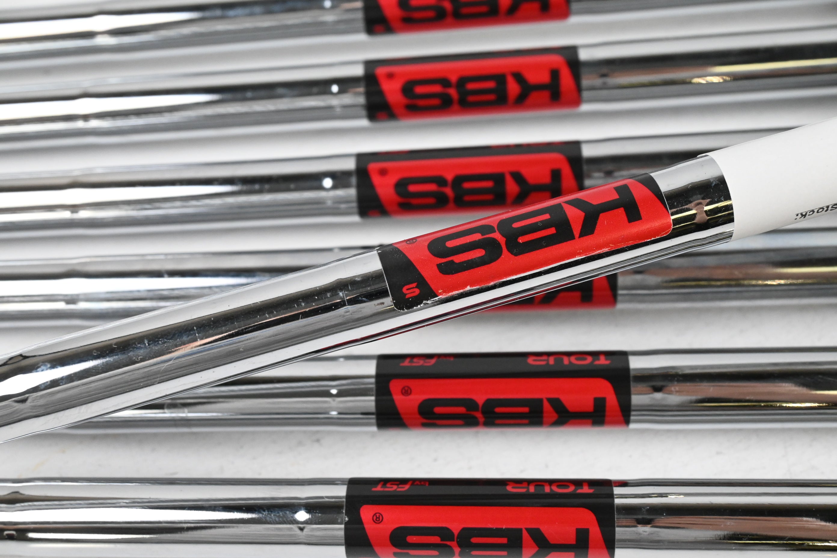 Taylormade P7MB 2023 Irons / 3-9i / Stiff Flex KBS Tour Shafts