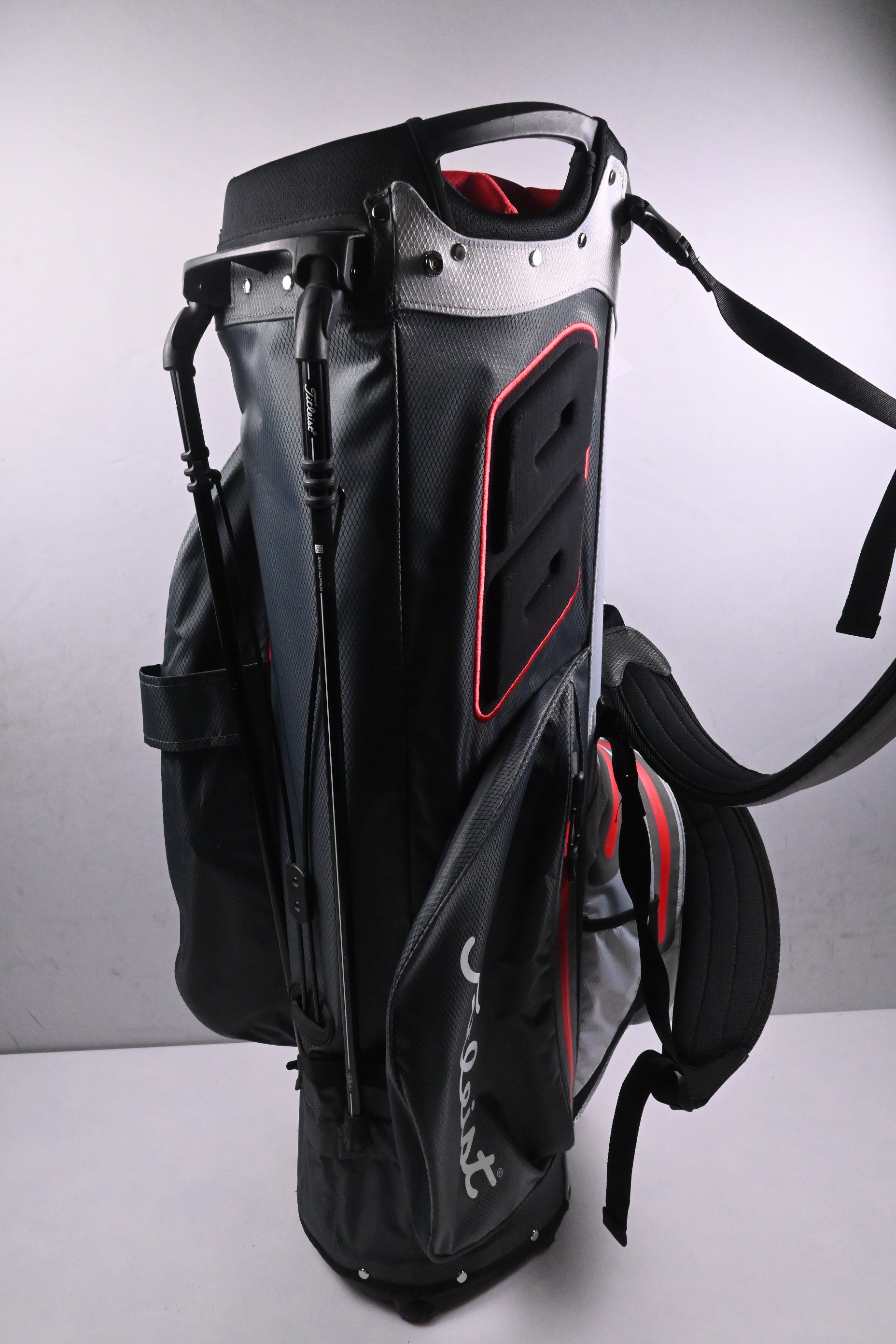 Titleist Hybrid 14 StaDry Stand Bag / 14-Way Divider / Grey, Red