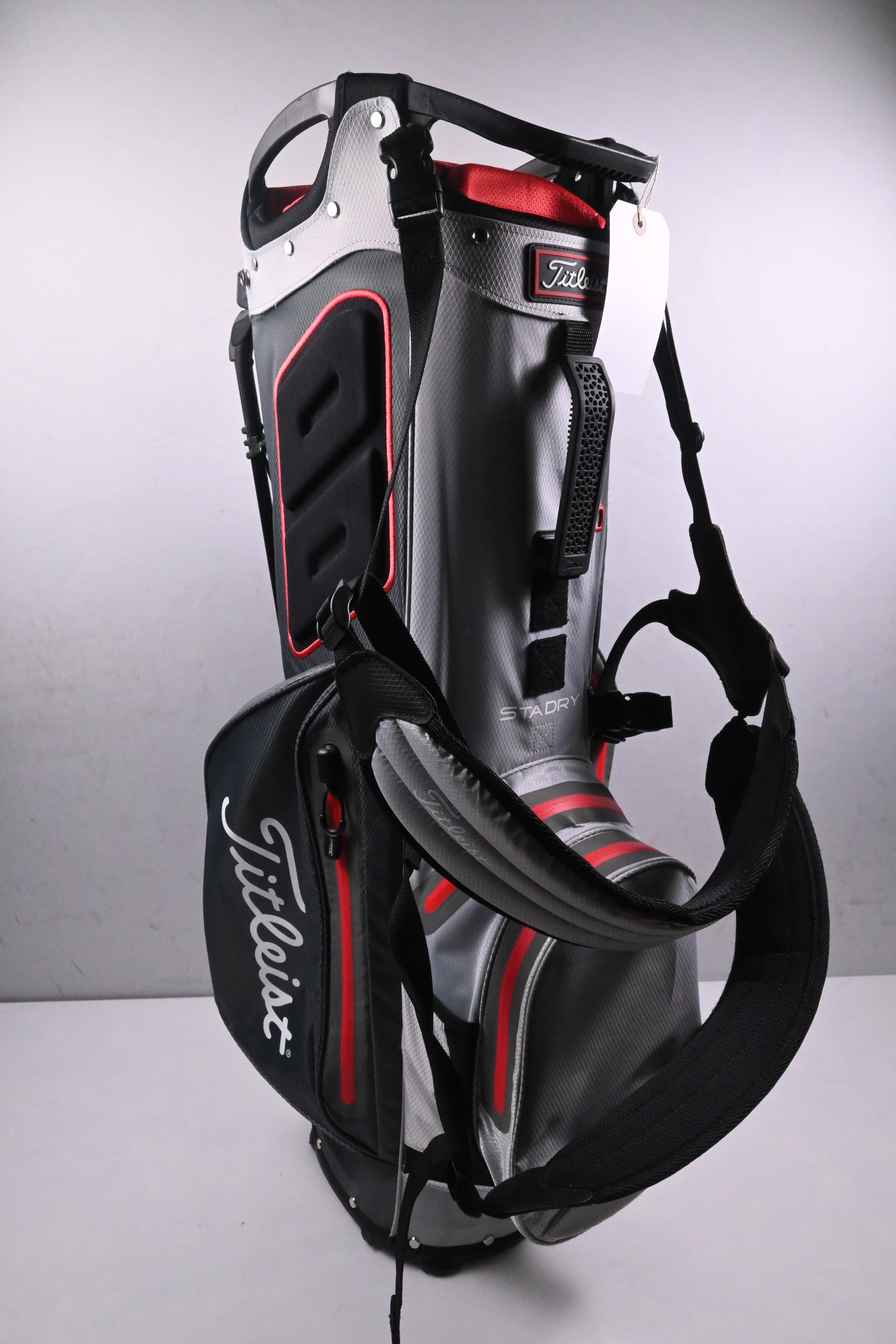Titleist Hybrid 14 StaDry Stand Bag / 14-Way Divider / Grey, Red