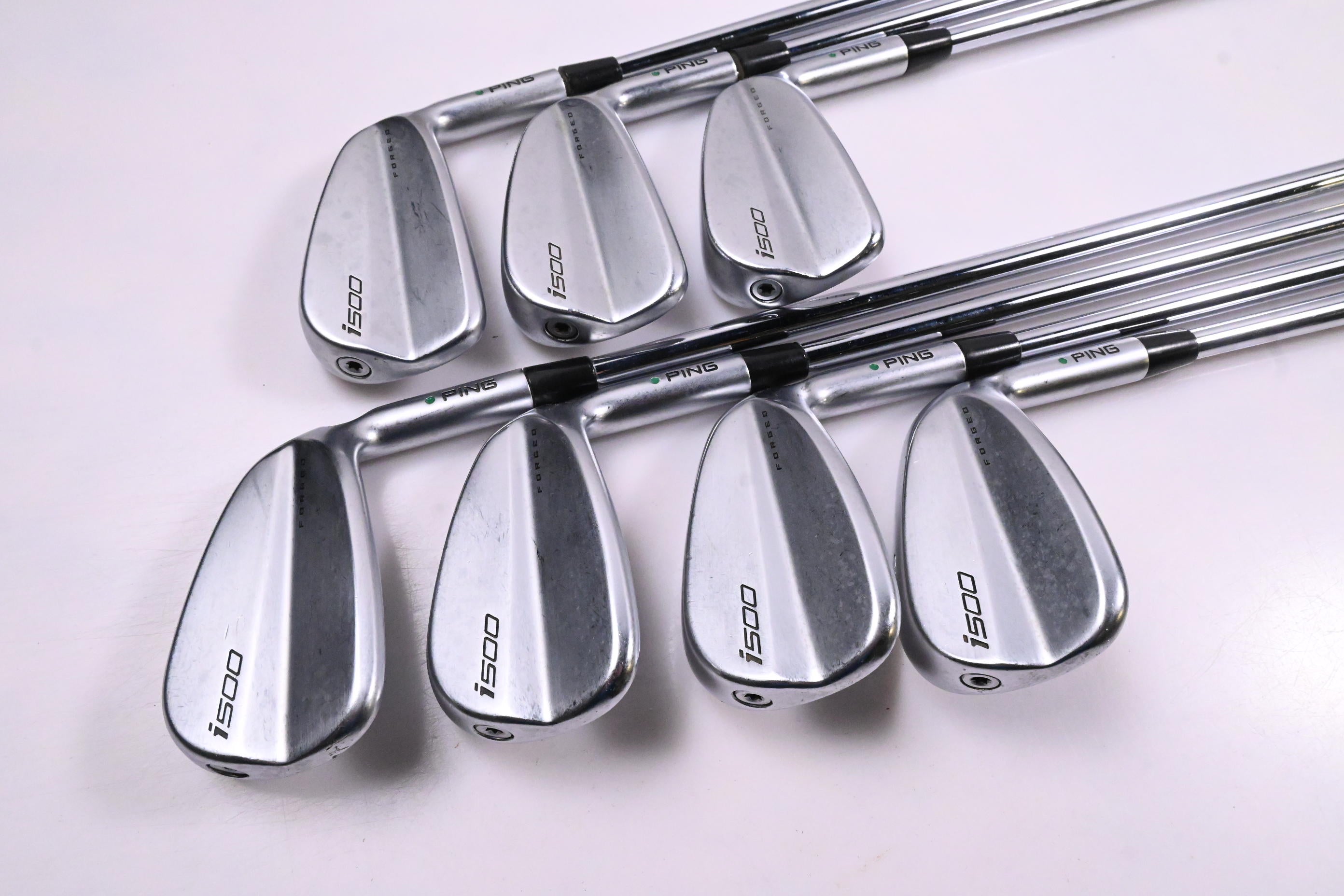Ping i500 Irons / 5-PW+GW / Green Dot / Regular Flex Dynamic Gold 105 R300