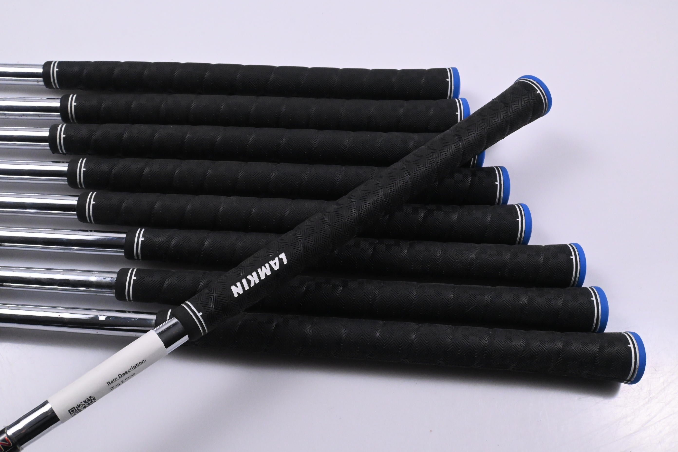 Ping Zing 2 Irons / 3-PW+SW / Blue Dot / Stiff Flex Ping Cushin Shafts