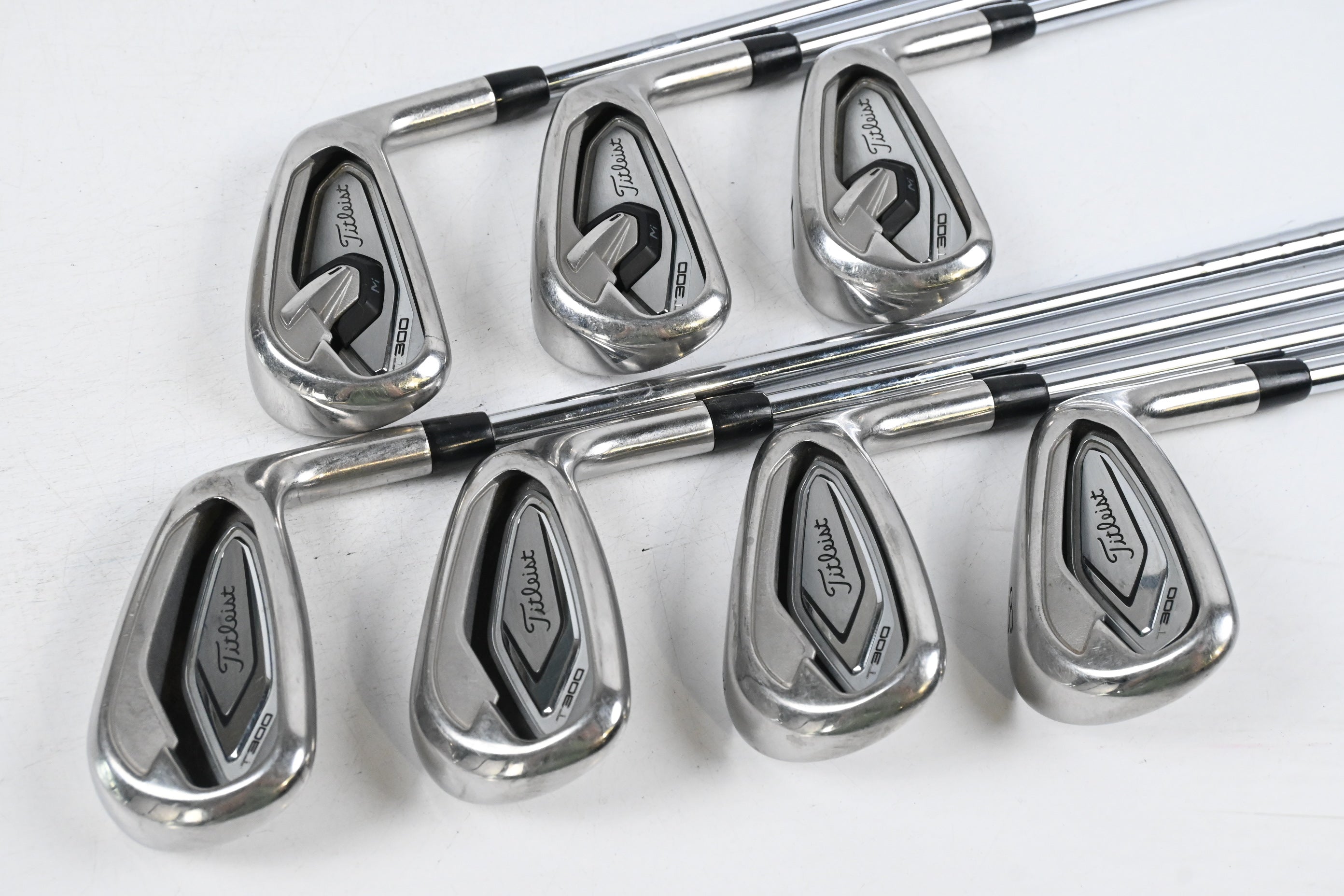 Titleist T300 2019 Irons / 5-PW+GW / Stiff Flex AMT S300 Shafts