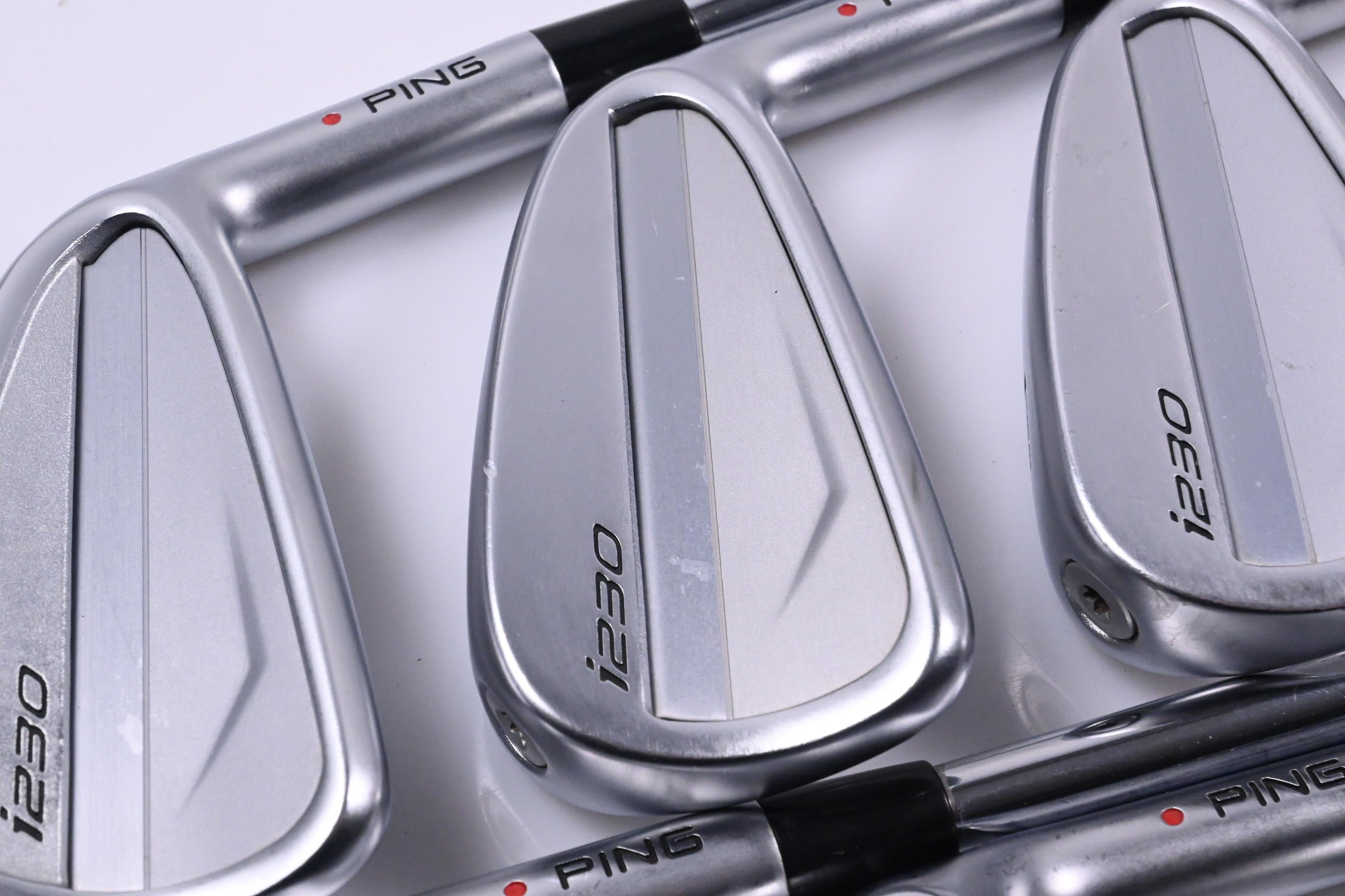 Ping i230 Irons / 5-PW / Orange Dot / Stiff Flex Dynamic Gold 105 S300 Shafts