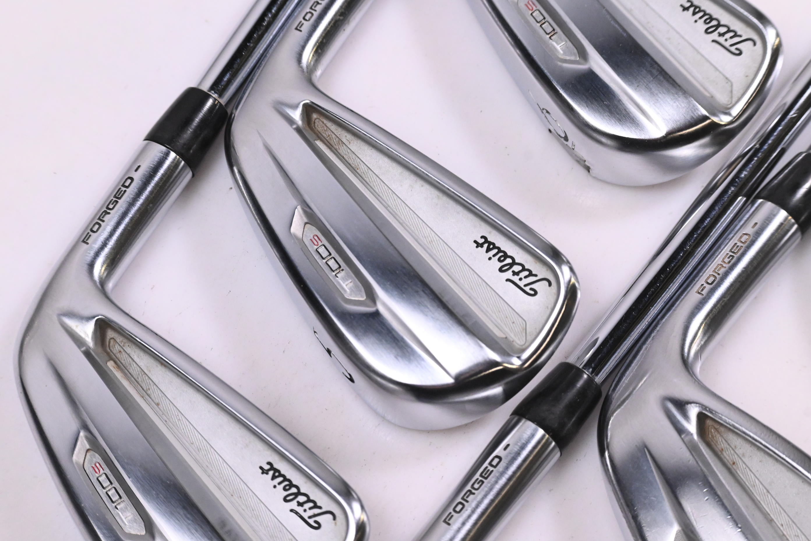 Titleist T100.S 2021 Irons / 4-9i / Stiff Flex AMT Black S300 Shafts