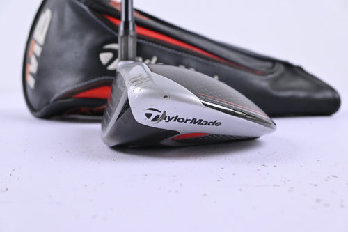 Left Hand Taylormade M6 #3 Wood / 15 Degree / Stiff Flex Atmos Orange 6 Shaft