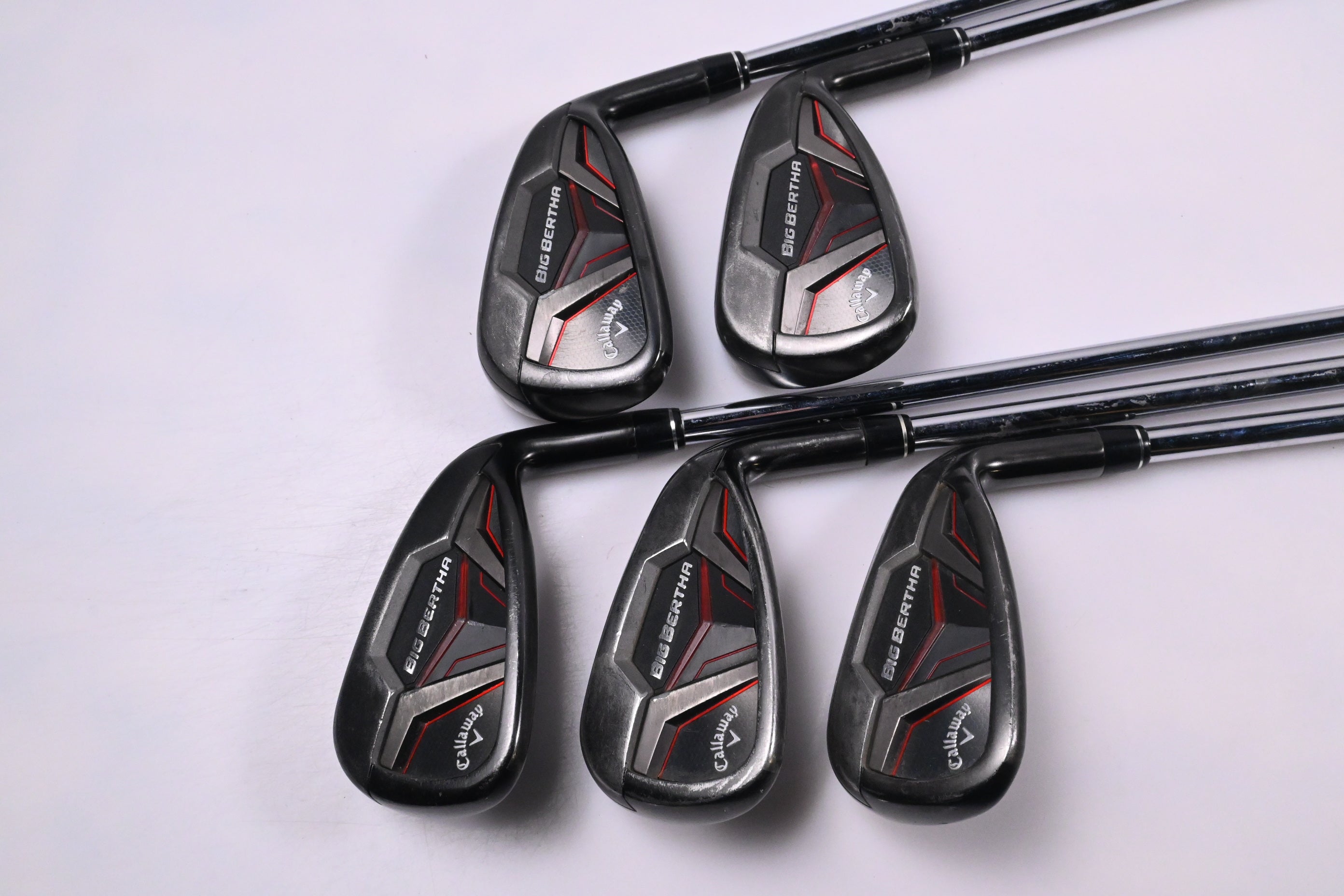 Callaway Big Bertha CF19 Irons / 7-PW+SW / Regular Flex KBS MAX 90 Shafts