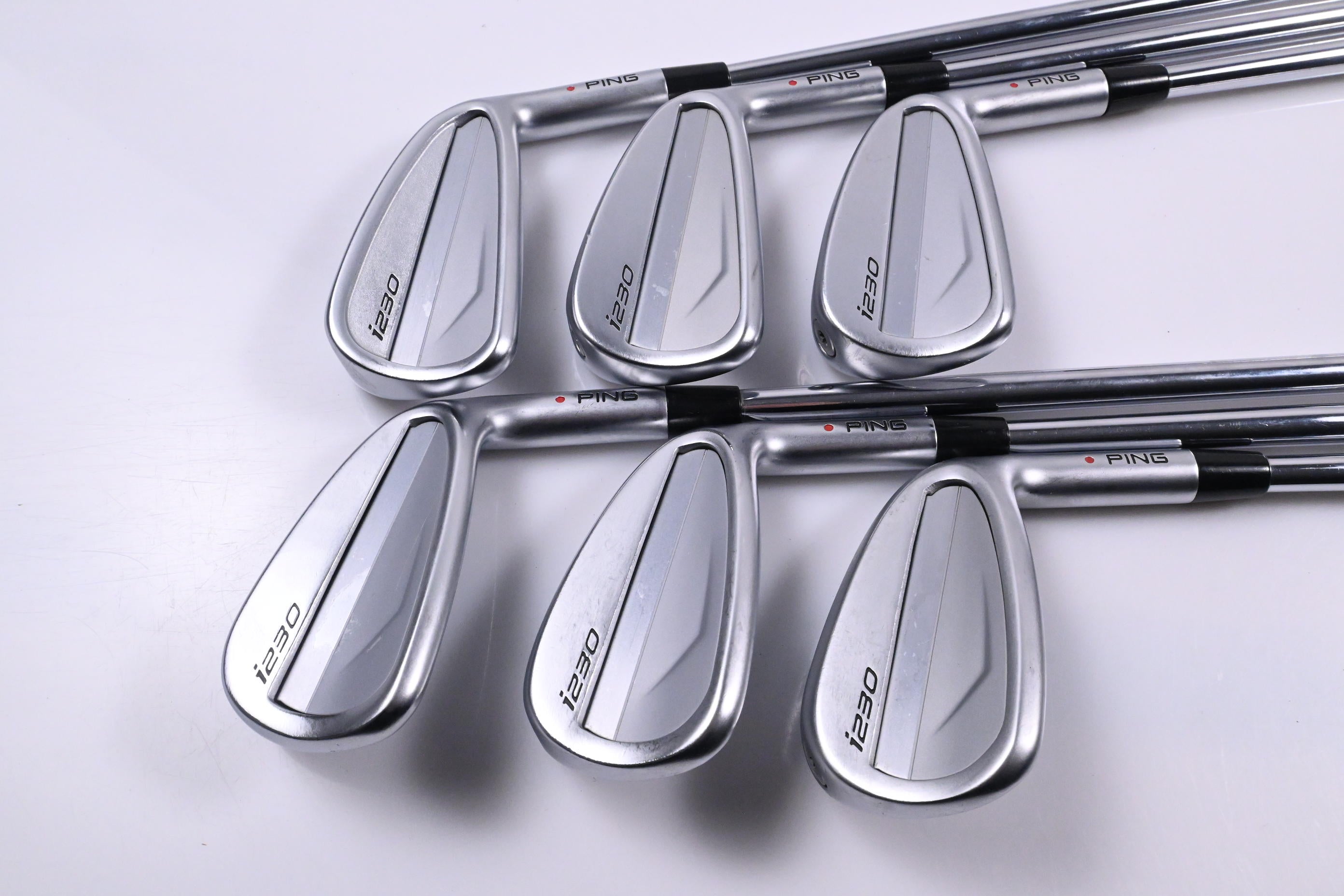 Ping i230 Irons / 5-PW / Orange Dot / Stiff Flex Dynamic Gold 105 S300 Shafts
