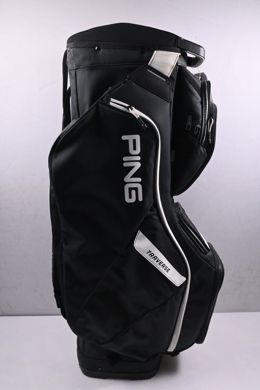 Ping Pioneer Cart Bag / 14-Way Divider / Black, White