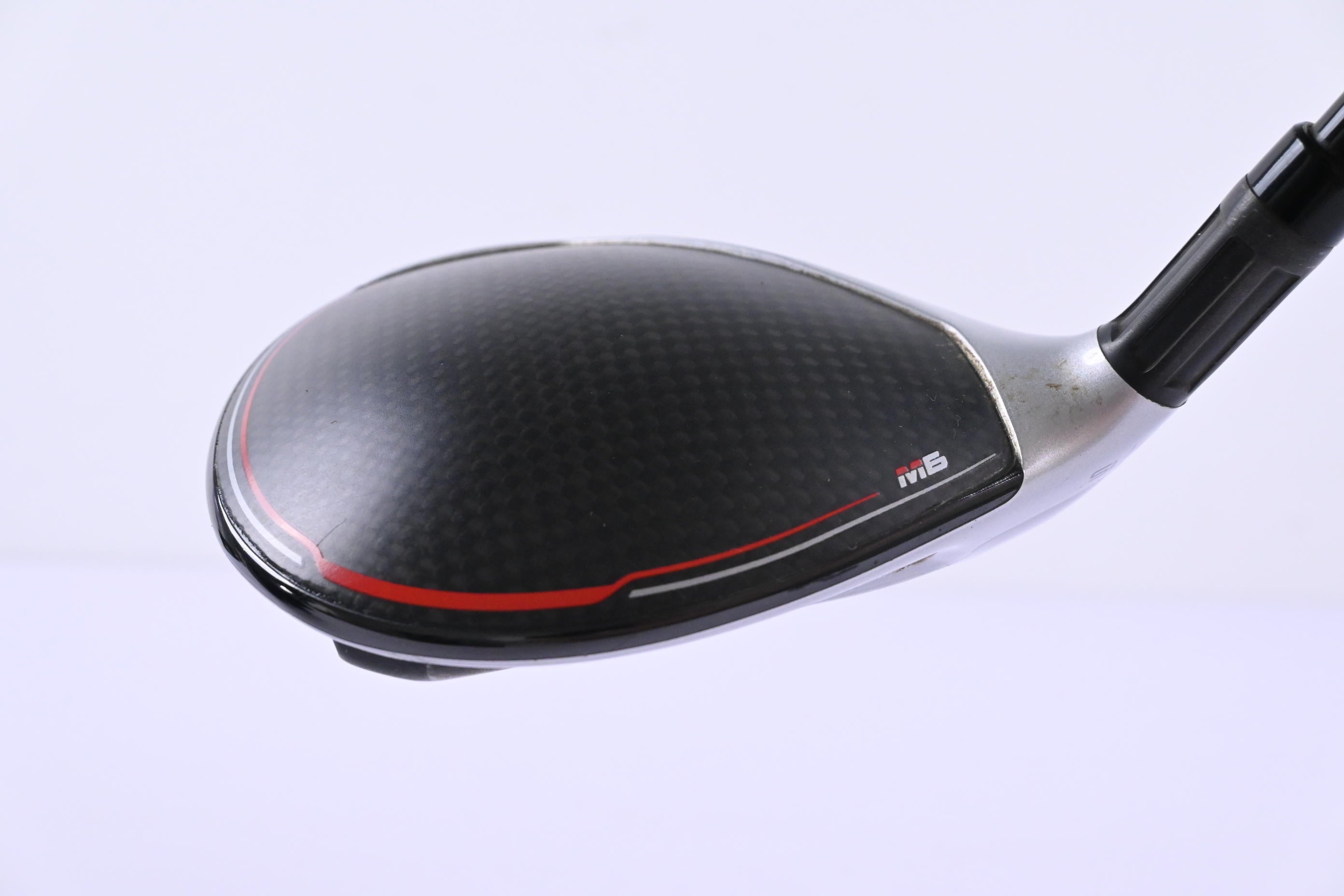 Left Hand Taylormade M6 #3 Wood / 15 Degree / Stiff Flex Atmos Orange 6 Shaft